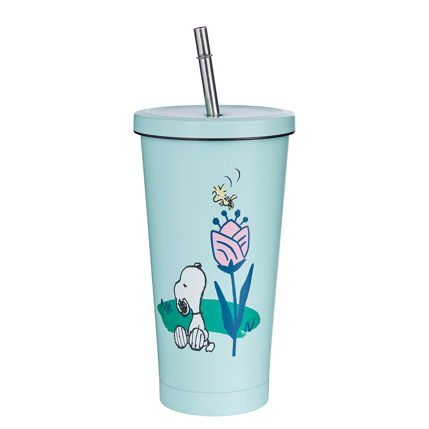 PEANUTS pahar ss 500 ml, albastru deschis