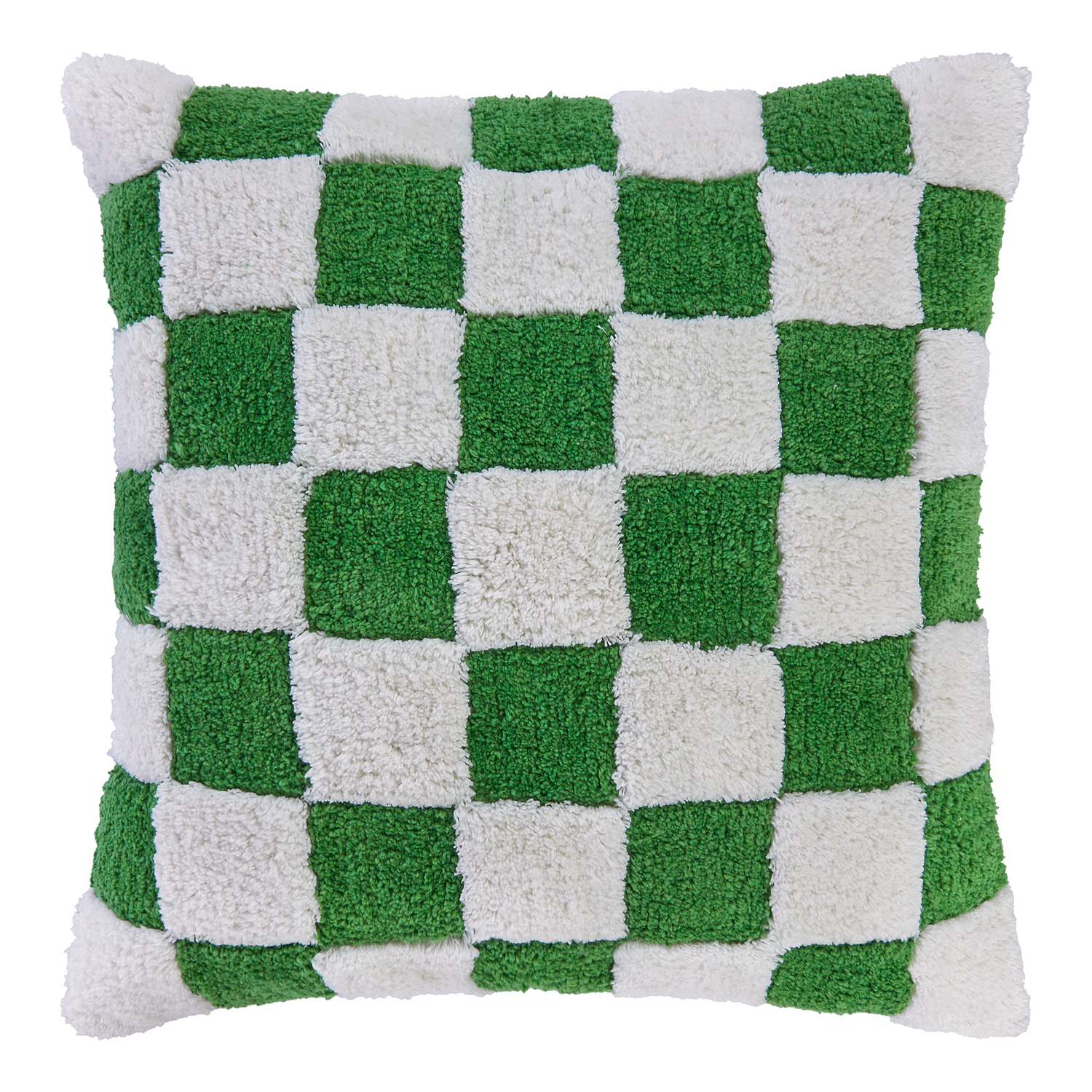 CHECKER STYLE perna 50x50cm, verde