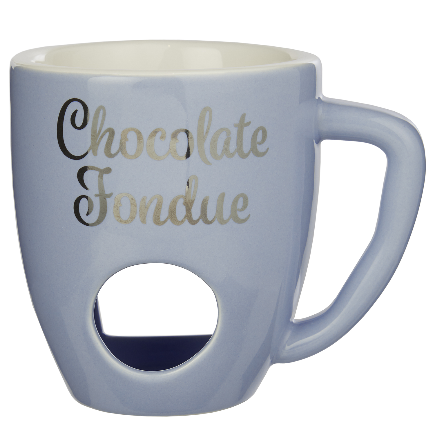 CHOCOLATE FONDUE cana, albastru deschis