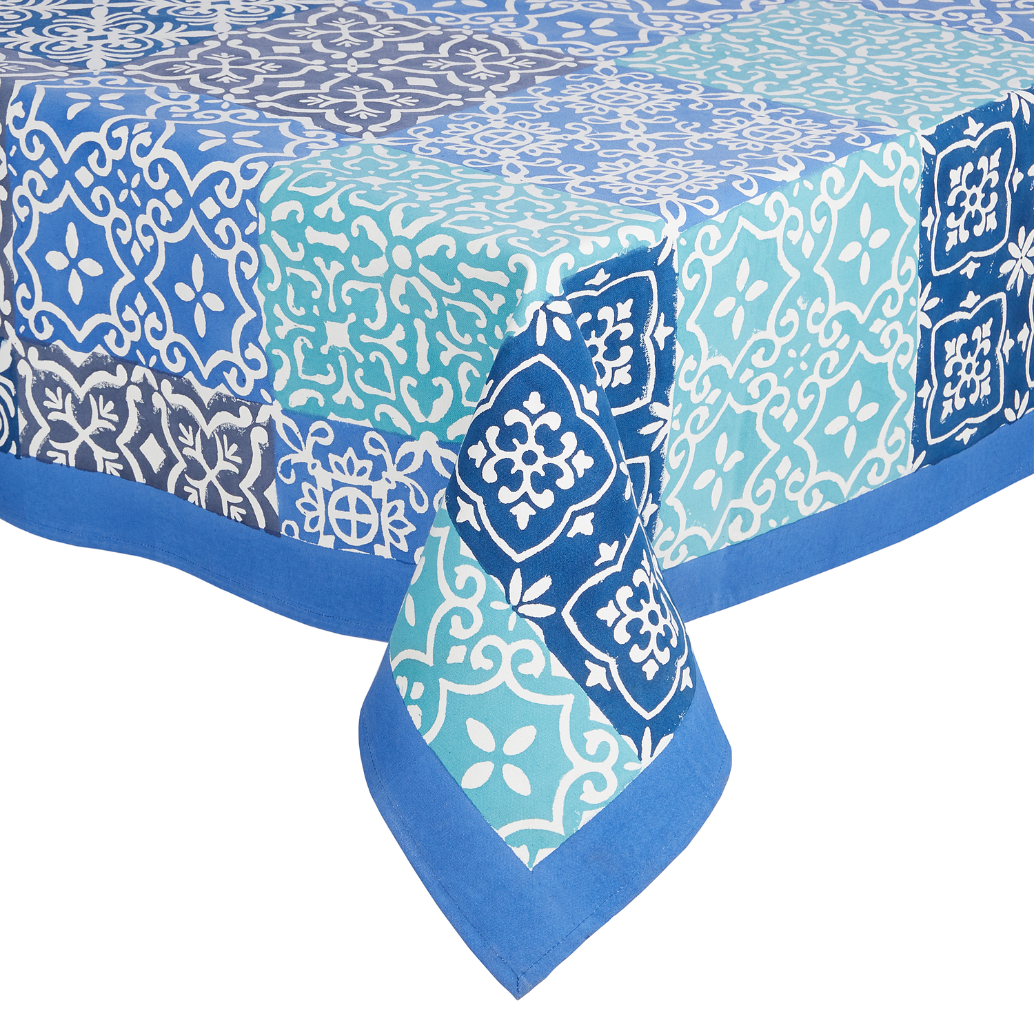AMALFI fata de masa albastra | 160 x 250 cm