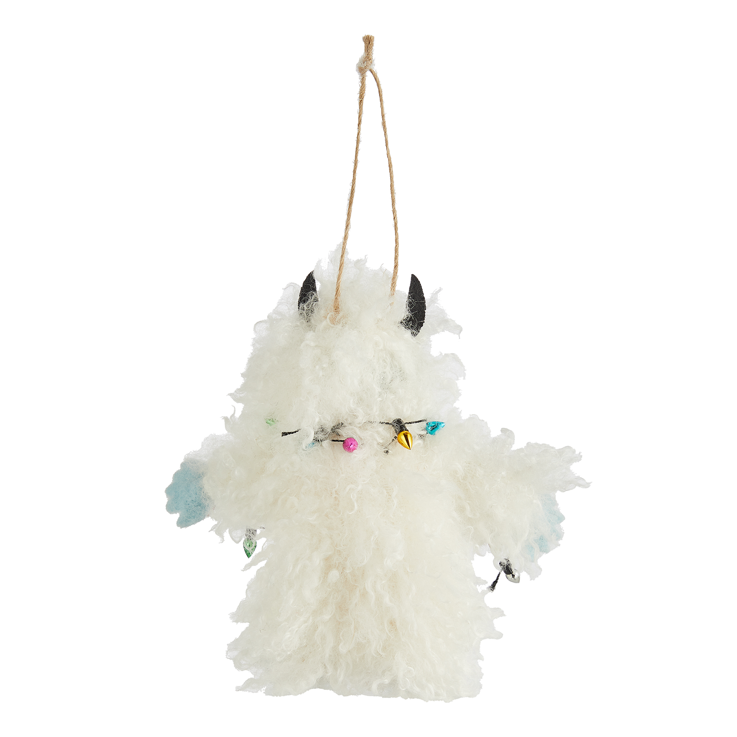HANG ON ornament fetru Yeti cu lumini
