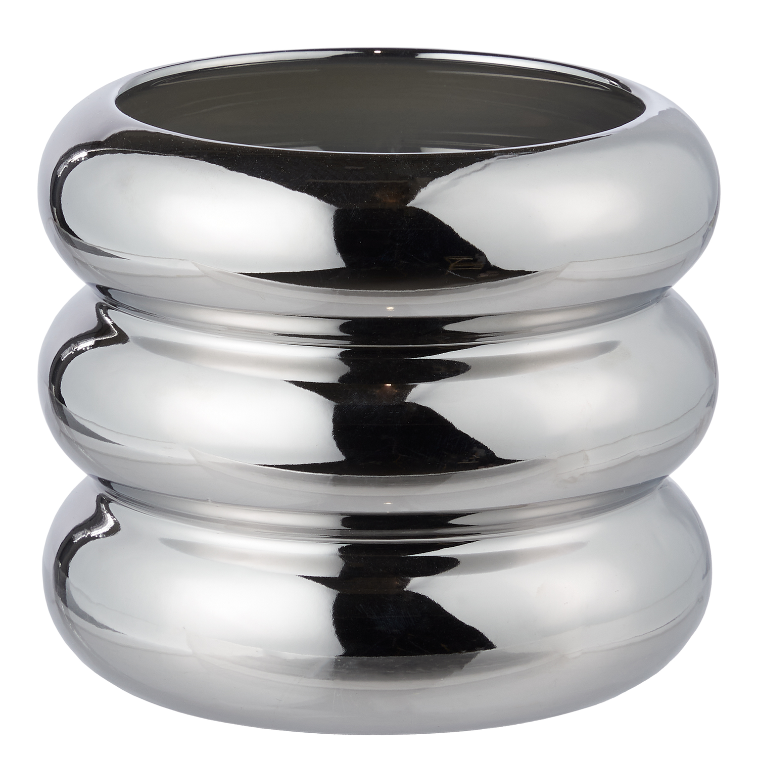 HOOP ghiveci Ø15cm argintiu