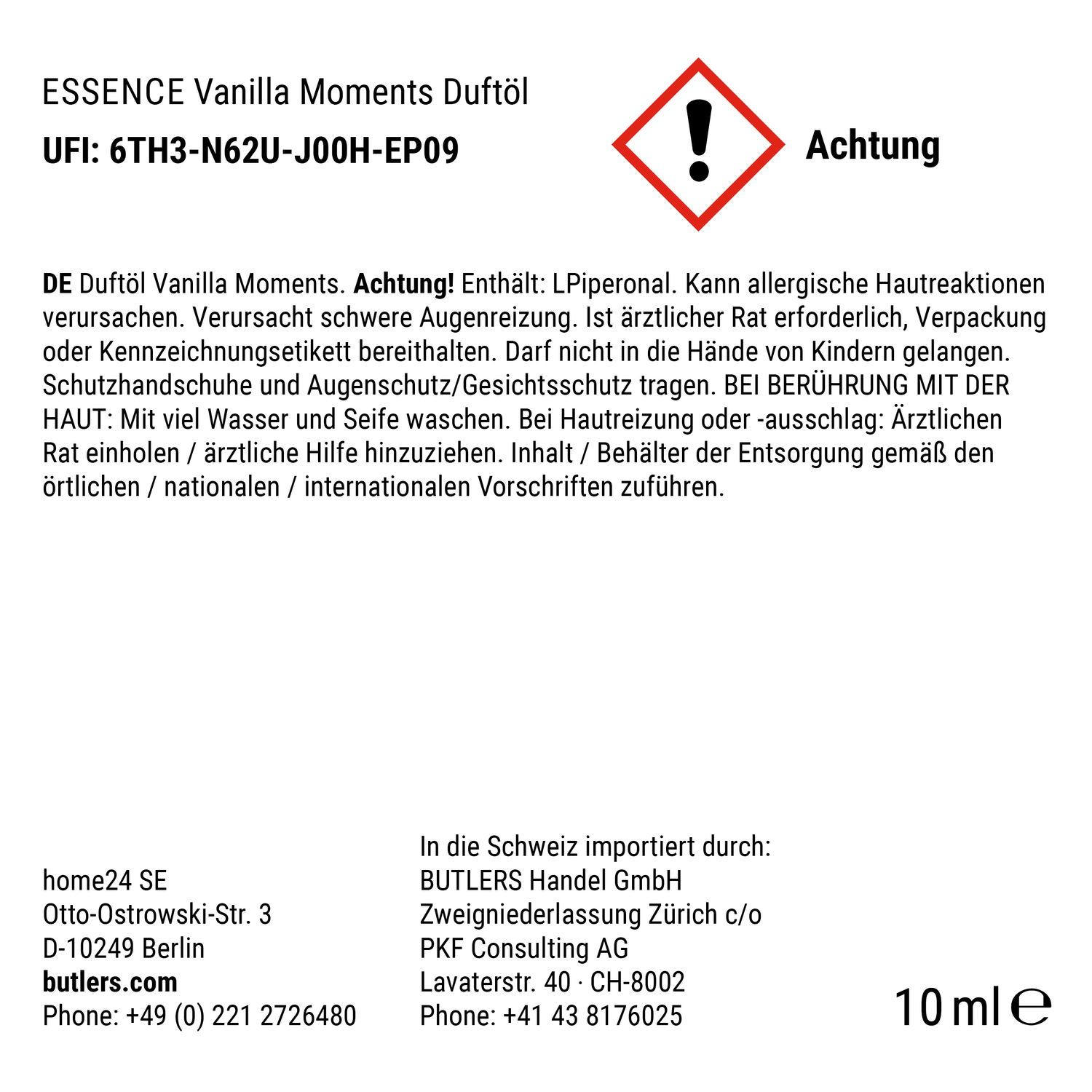 ESSENCE ulei parfumat 10 ml - Vanilla Moments