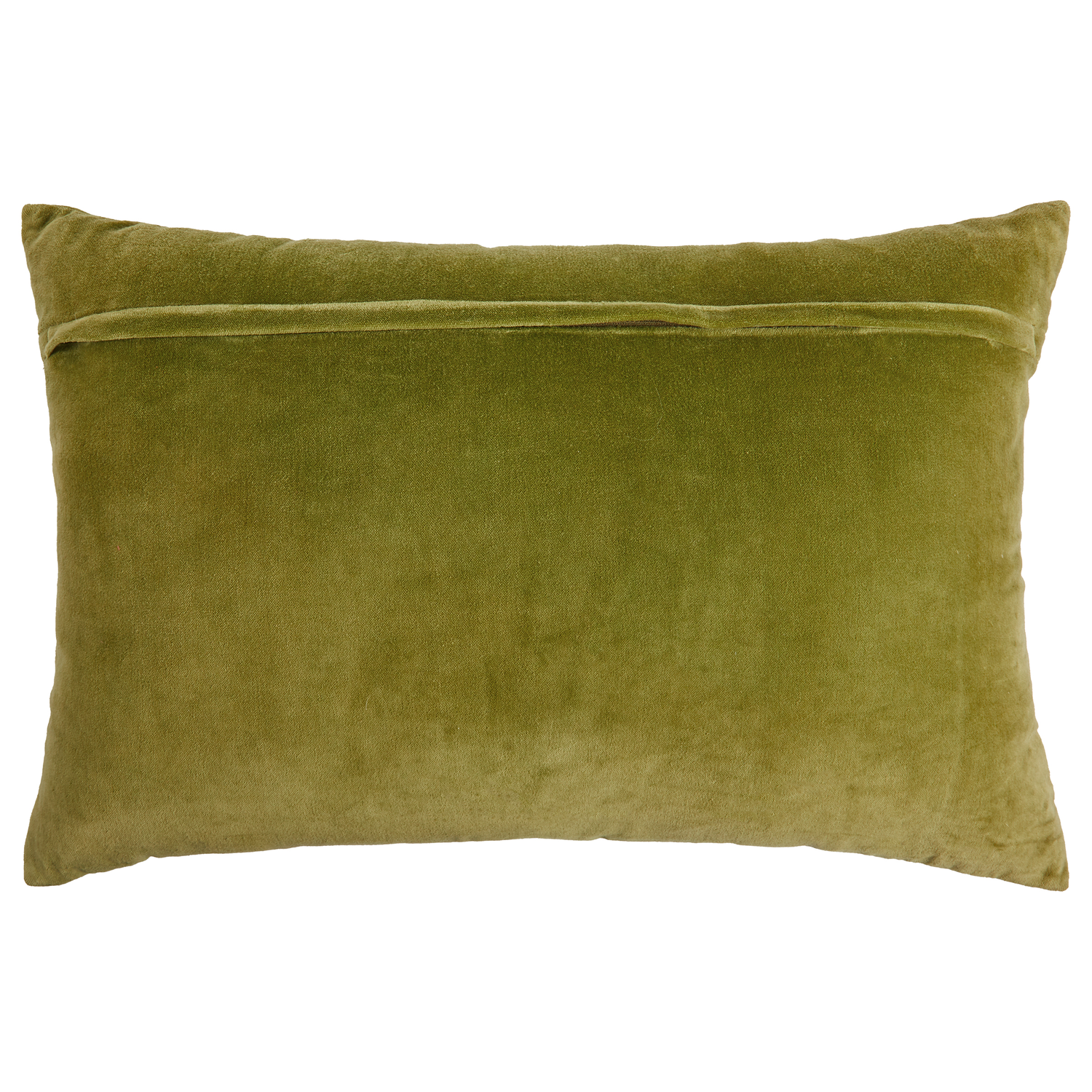 CHECKER VELVET perna 40x60 cm verde