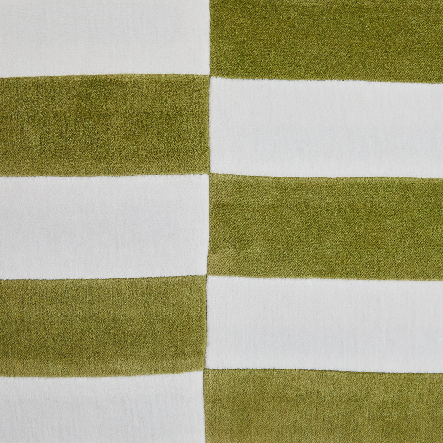 CHECKER VELVET perna 40x60 cm verde