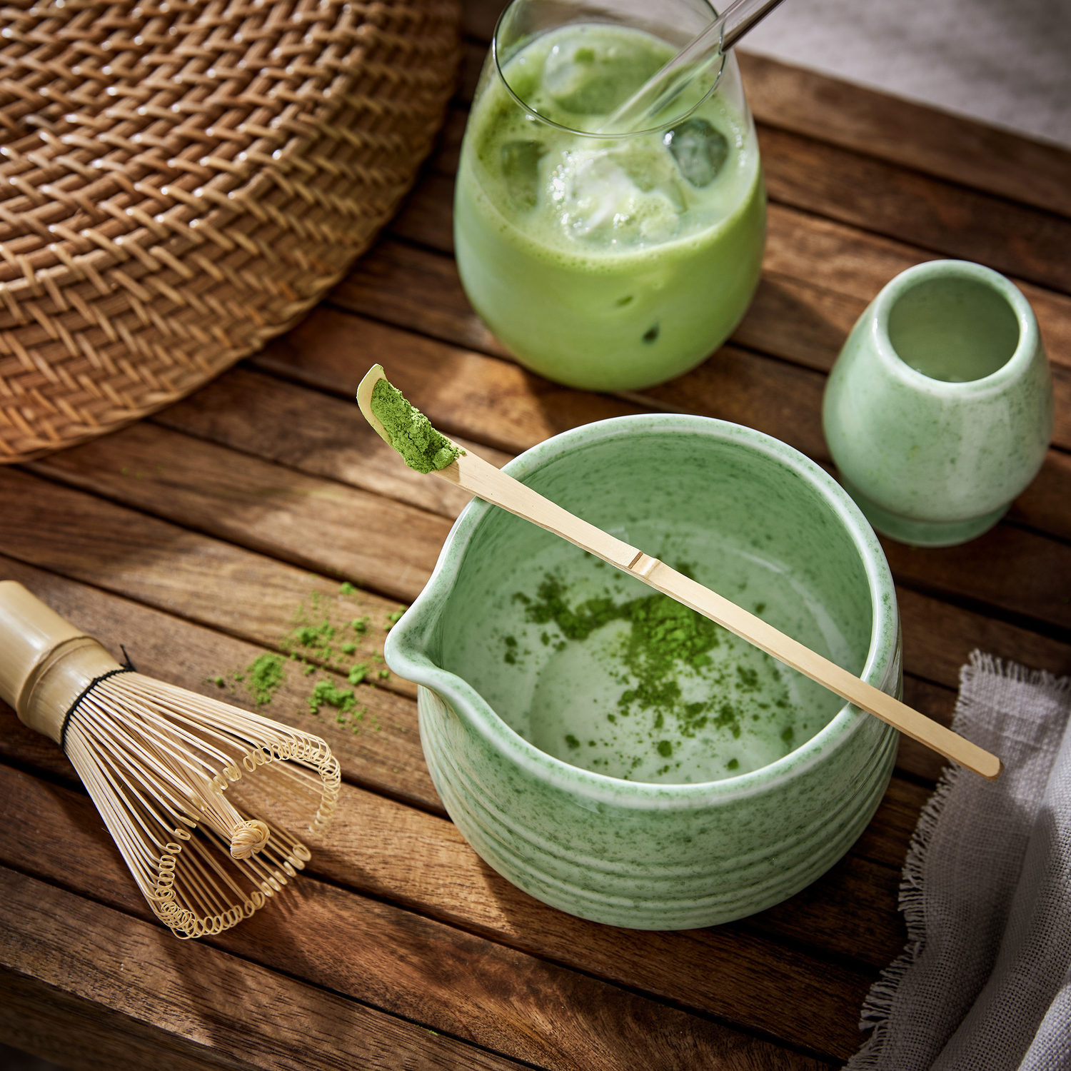 MATCHA set matcha 4 piese verde