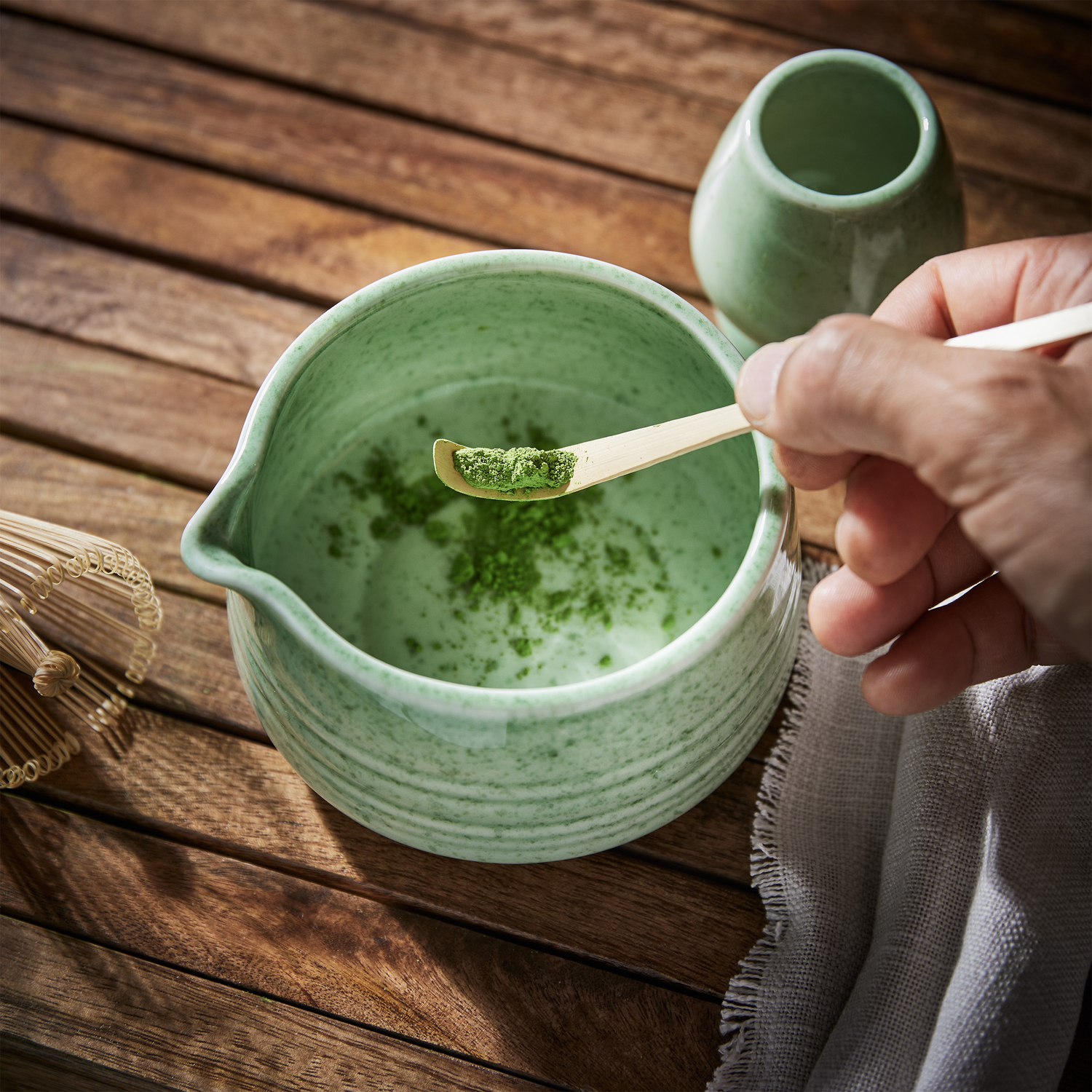 MATCHA set matcha 4 piese verde