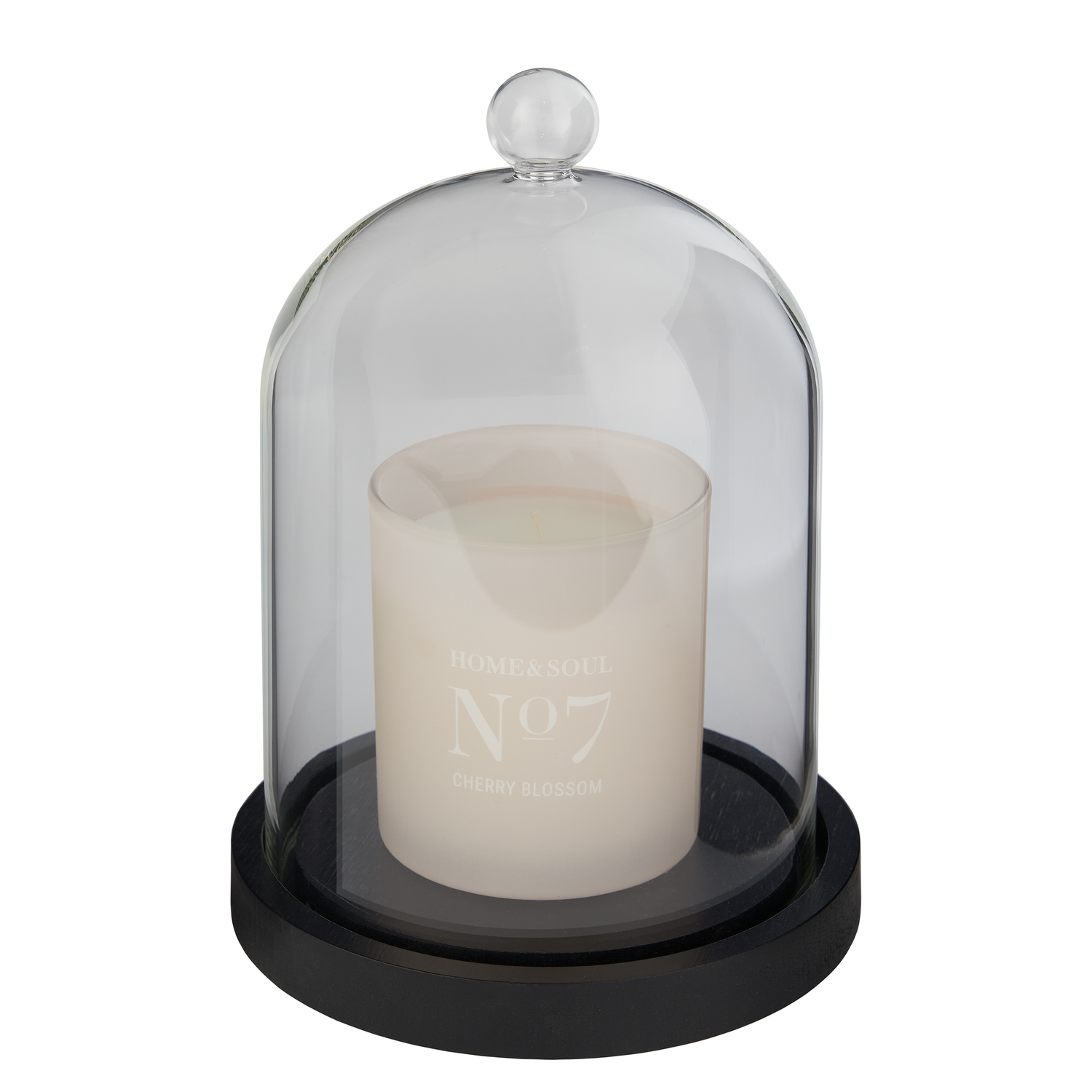 DOME clopot din sticla pentru lumanari H22cm