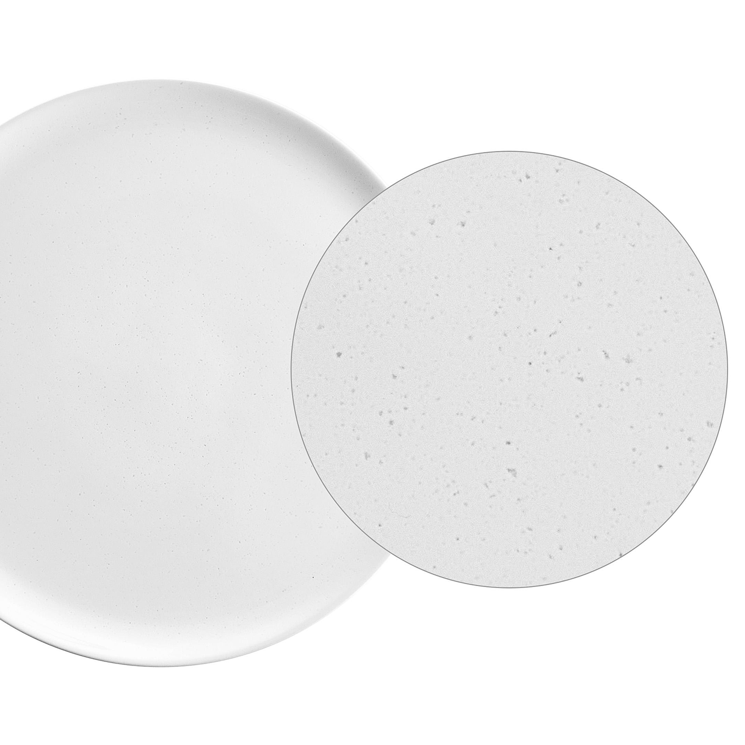 NATIVE farfurie pentru cina Ø 27 cm, alba