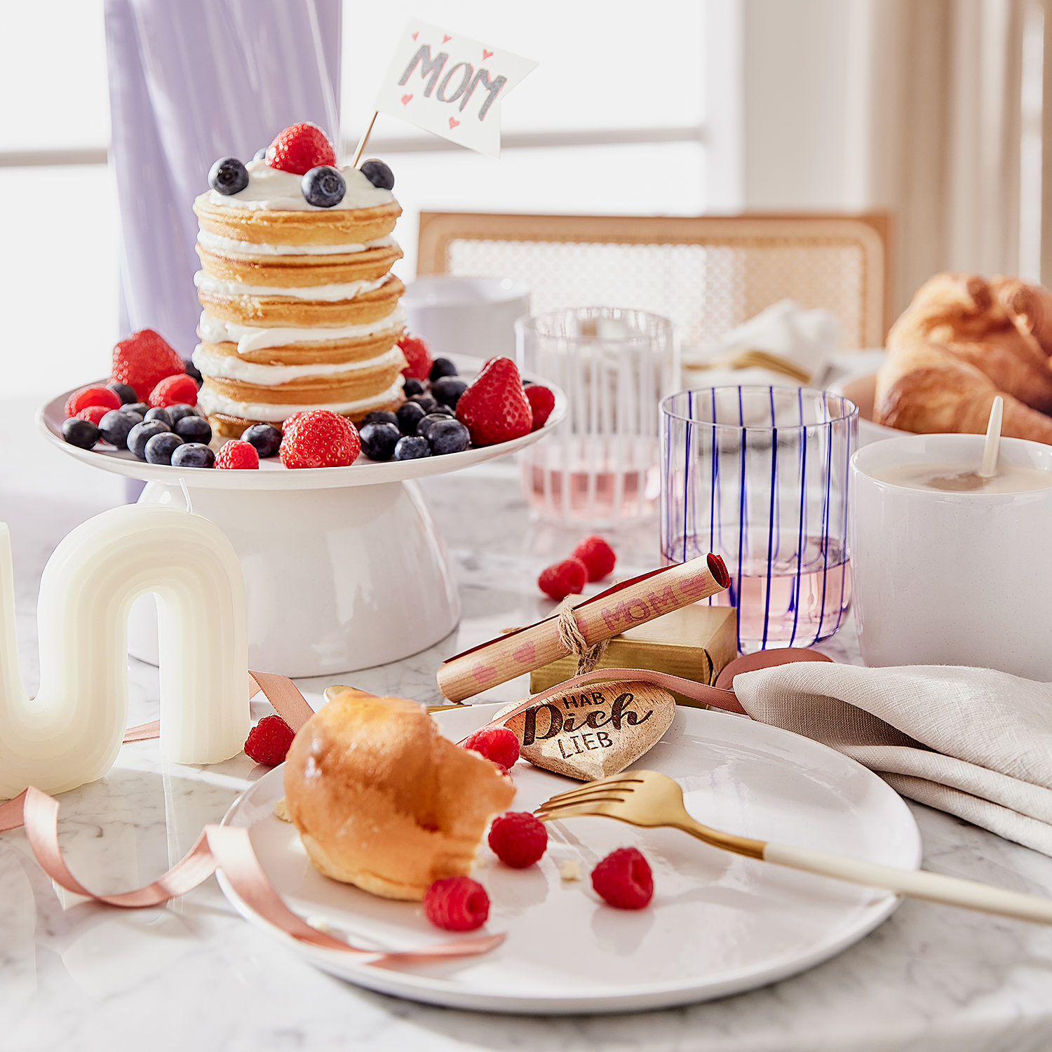 NATIVE farfurie pentru mic dejun Ø 23 cm, alba