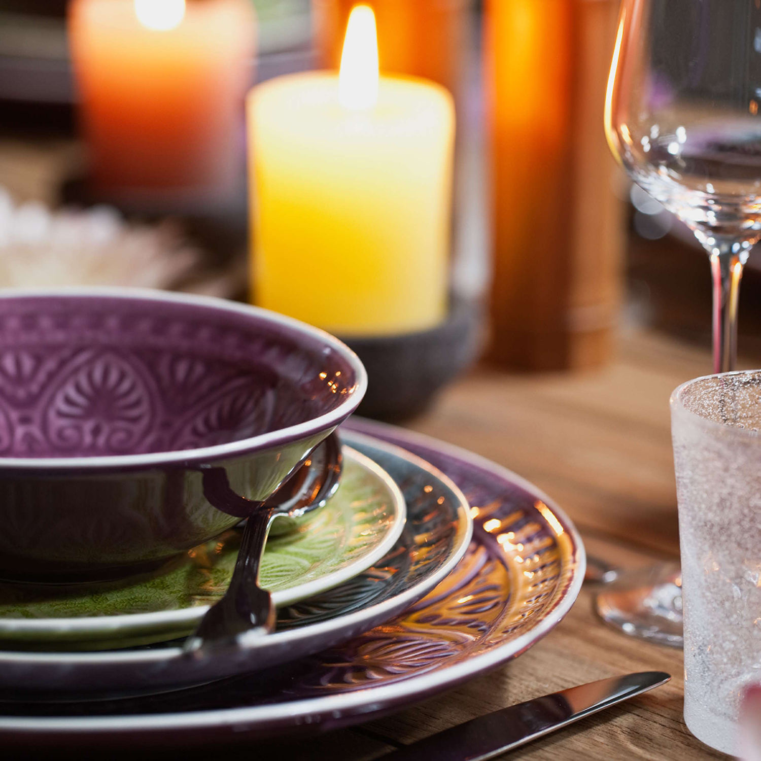 SUMATRA farfurie Ø 21 cm, lime