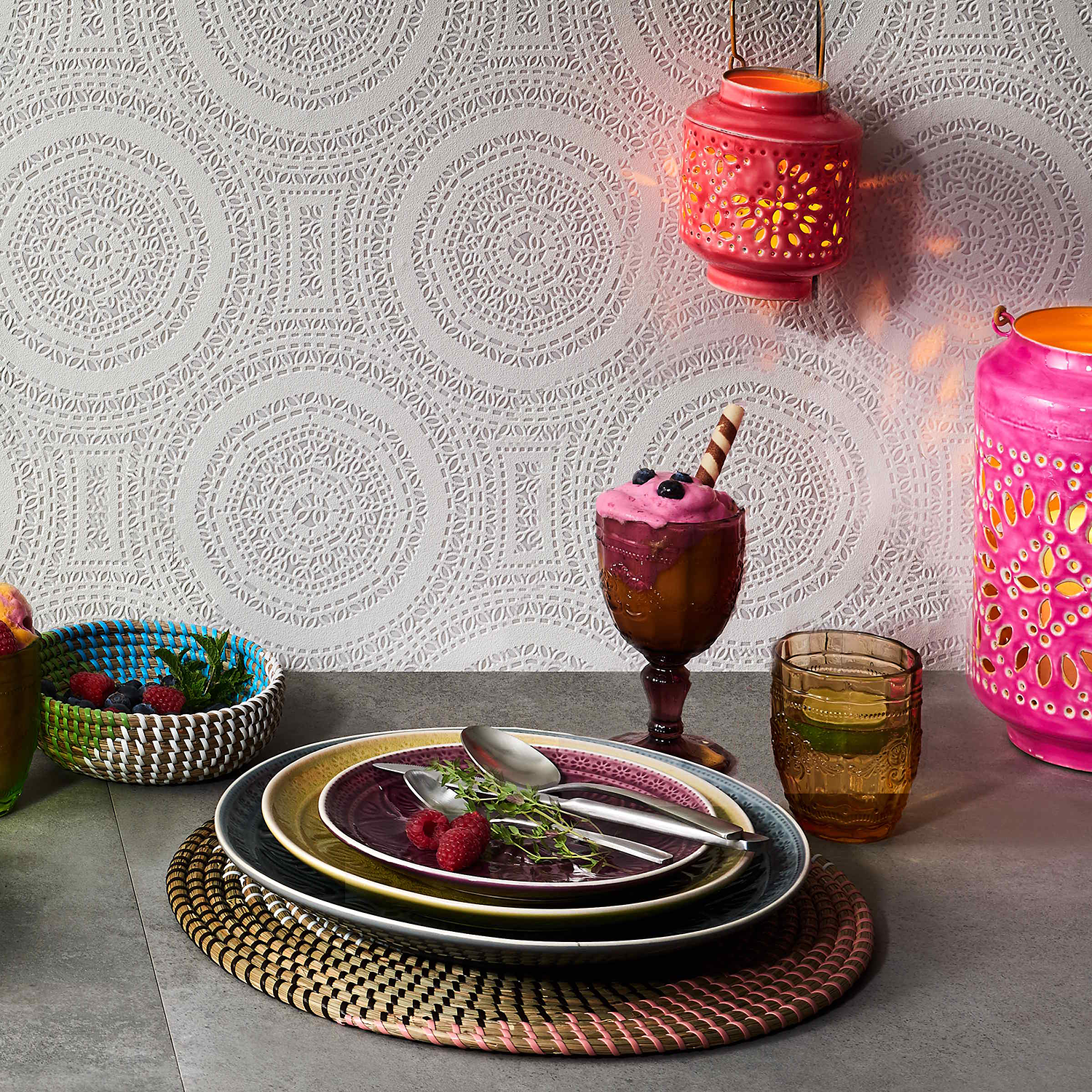 SUMATRA farfurie Ø 25 cm, lime