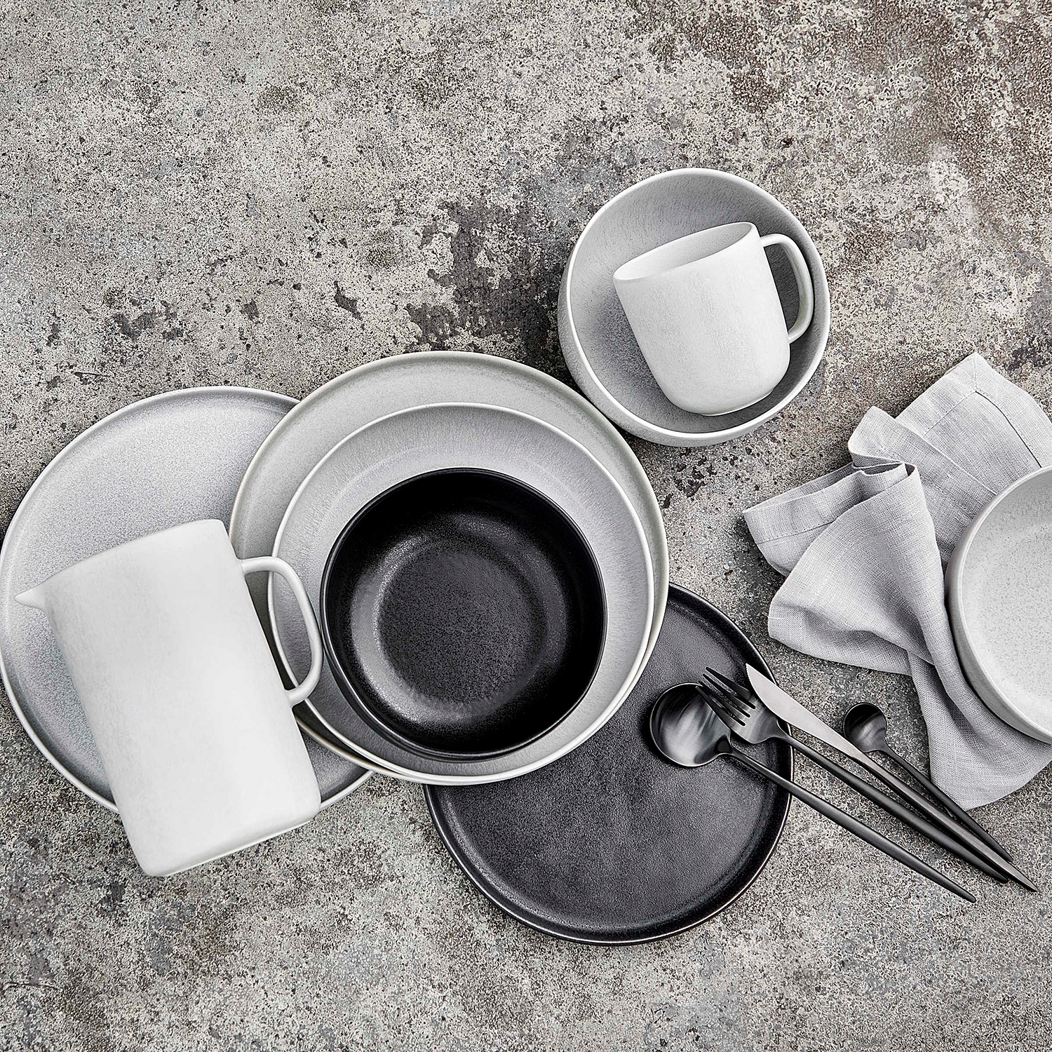 CASA NOVA cana cu maner 400 ml, gri