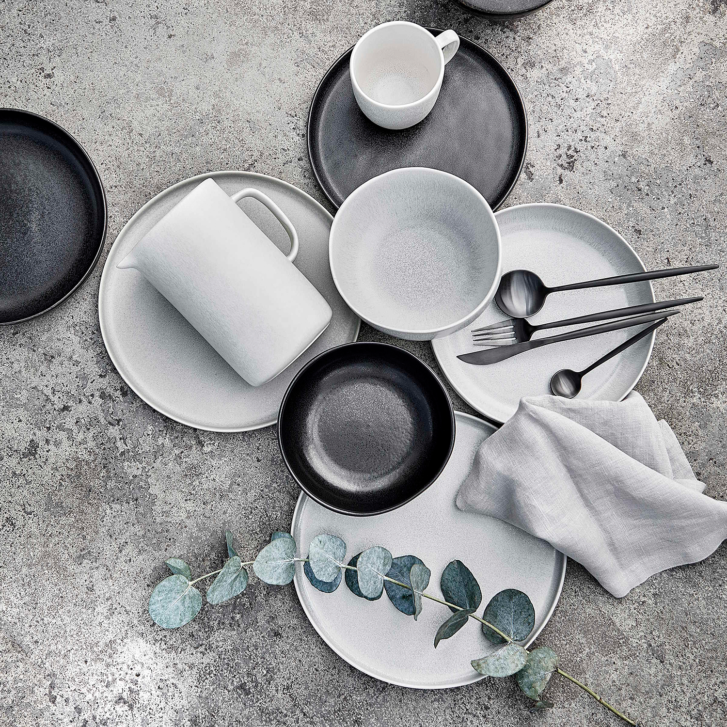 CASA NOVA cana cu maner 400 ml, gri