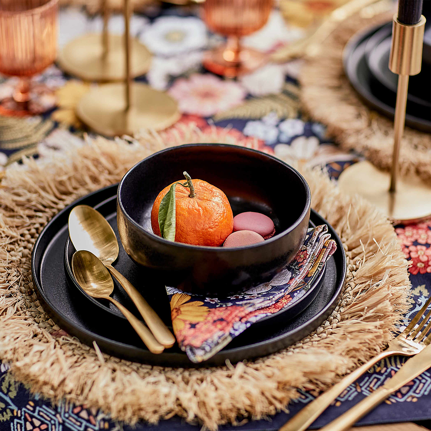 CASA NOVA bol pentru cereale Ø 16 cm 600ml, negru