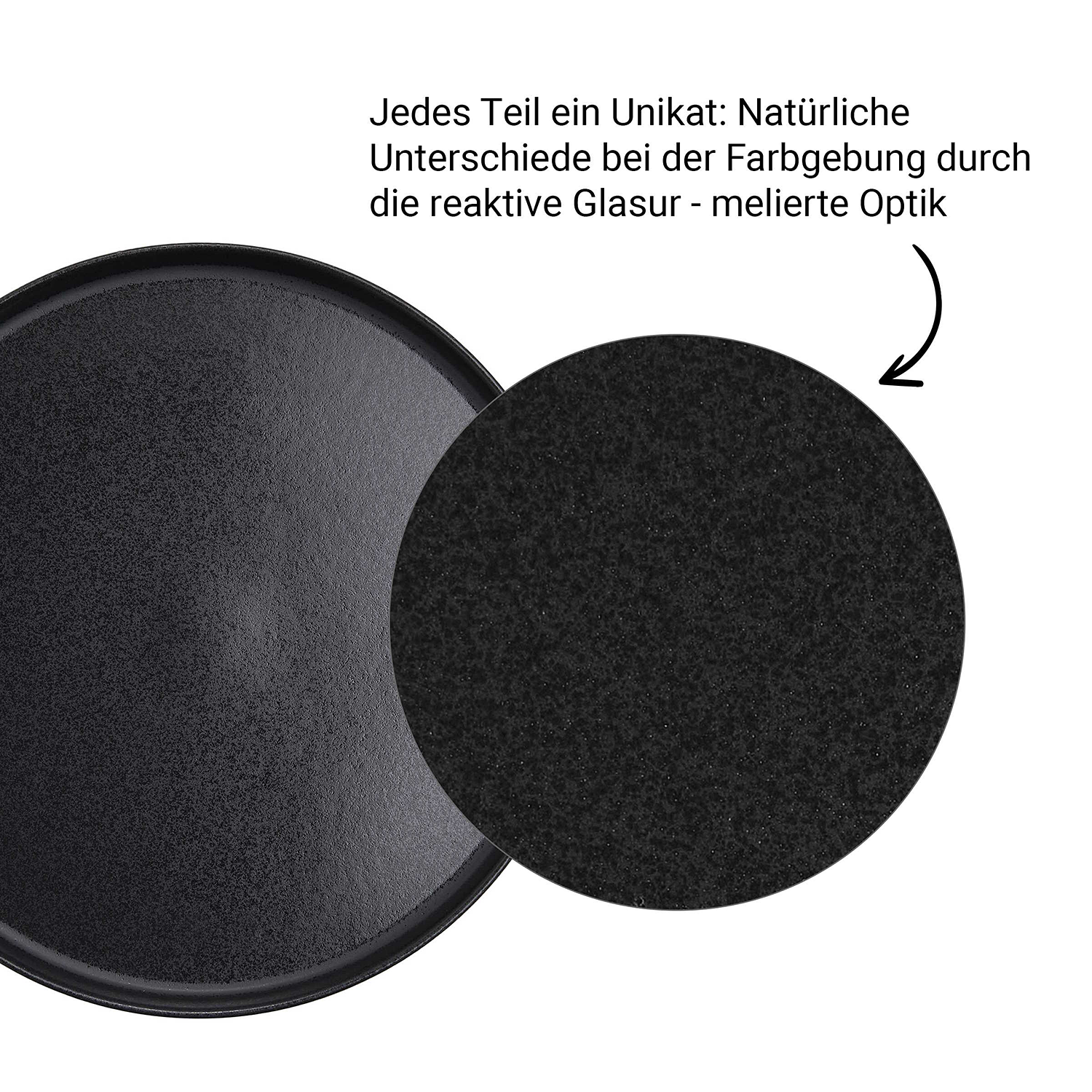 CASA NOVA bol pentru salata Ø 28 cm, negru