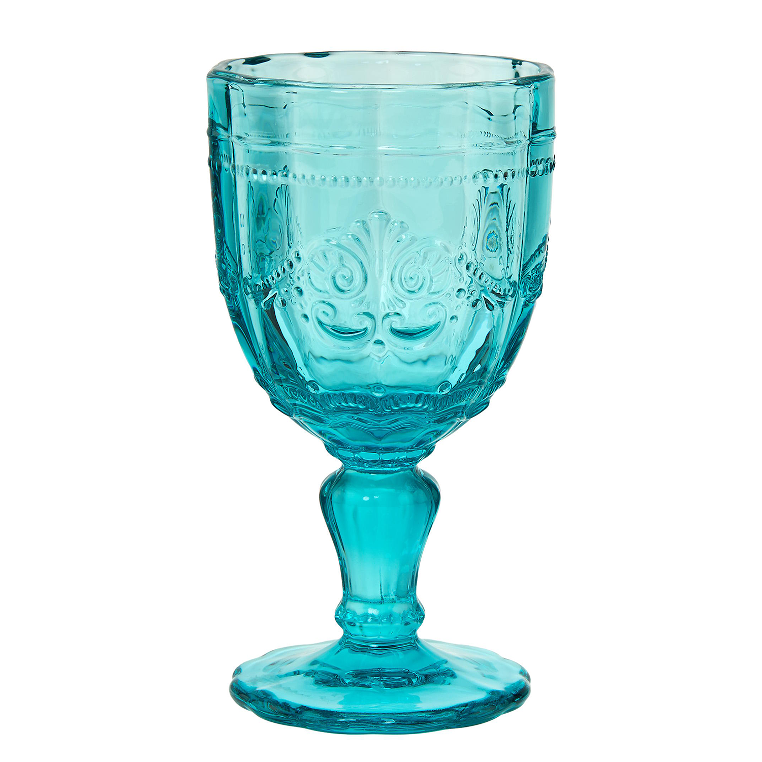 VICTORIAN pahar de vin 230ml, turcoaz