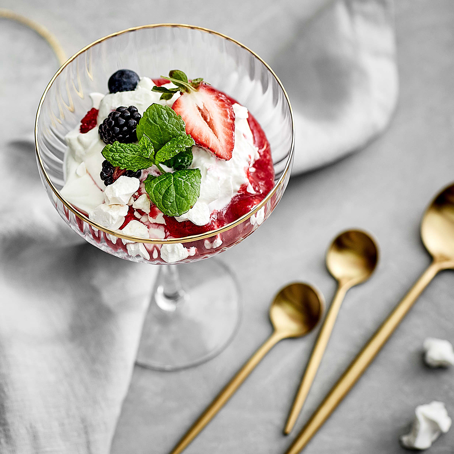 GOLDEN TWENTIES bol pentru sampanie cu margine aurie