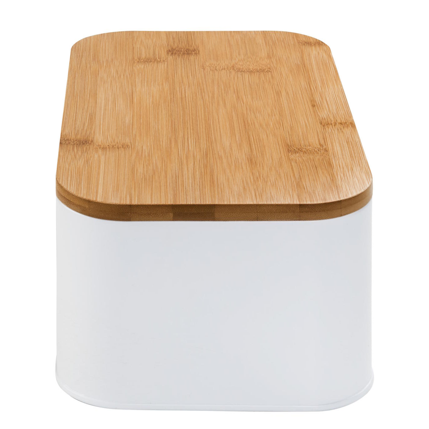 BREAD'N'BREAKFAST cutie paine cu capac alb