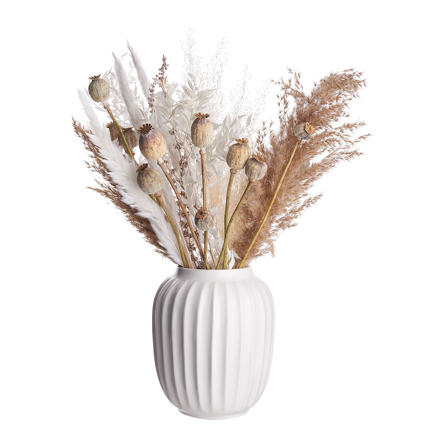 LIV vaza ceramica Ø16,5 H20cm, alb