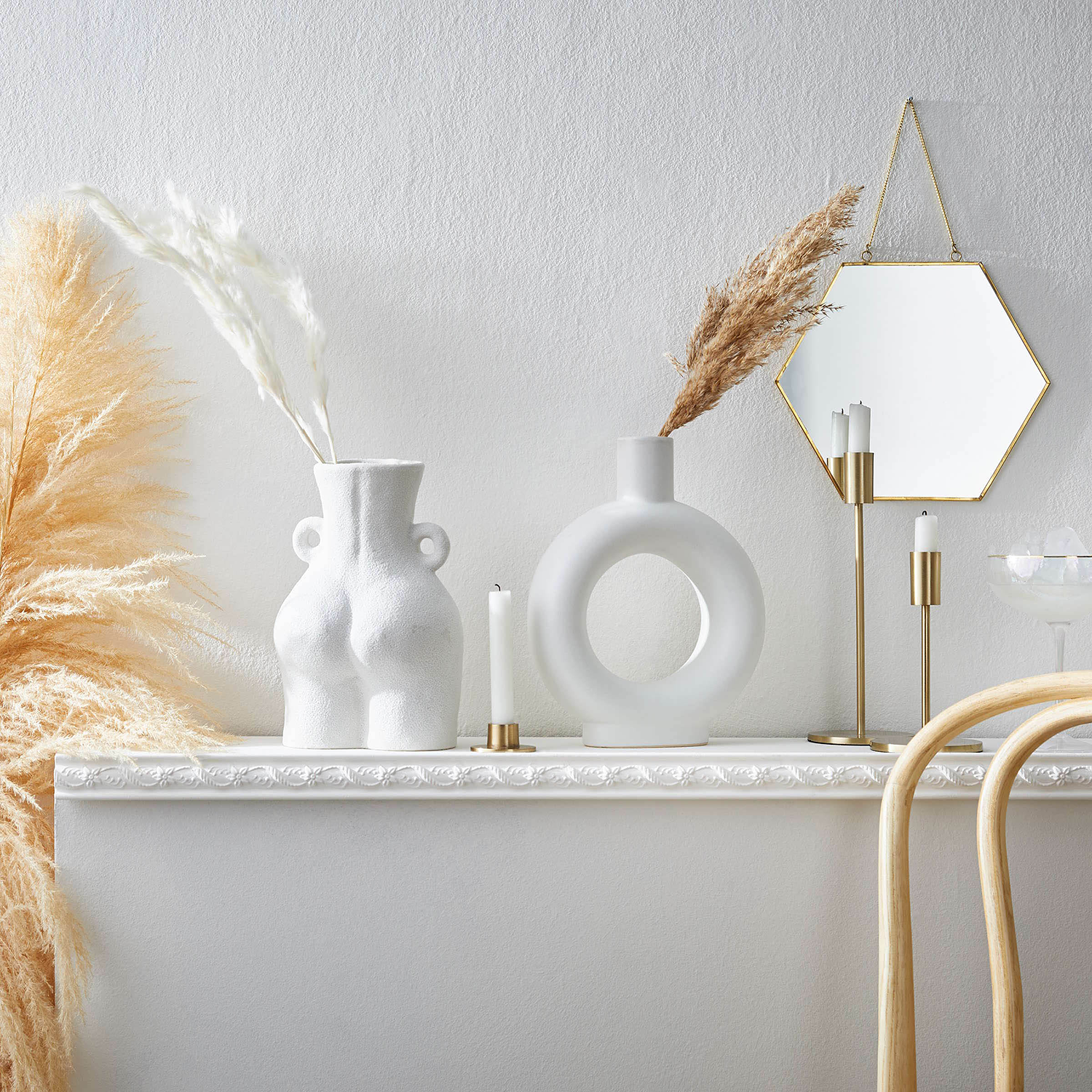 LOOP vaza ceramica rotunda | 29.5 cm