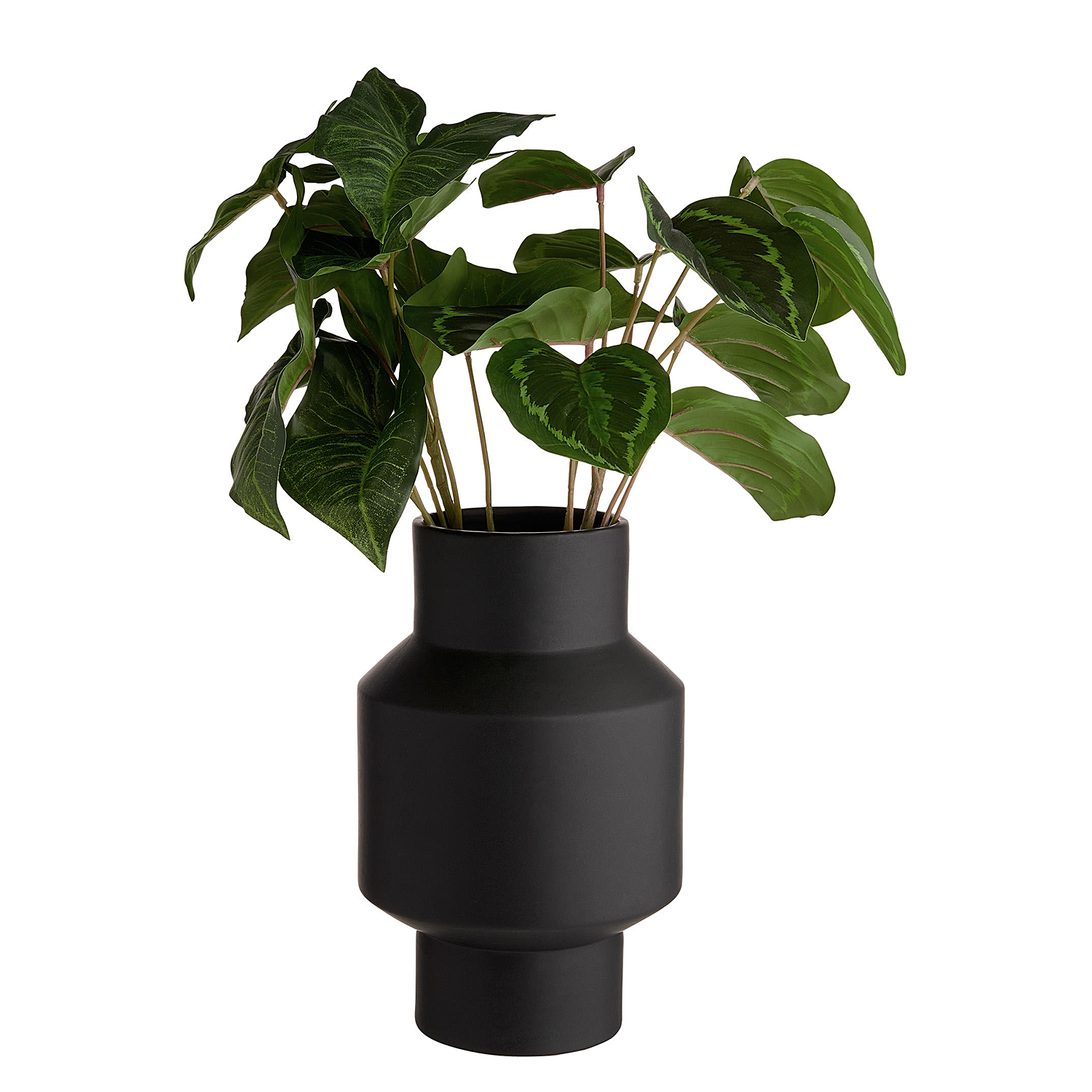 RUNA vaza ceramica 25,5cm, neagra