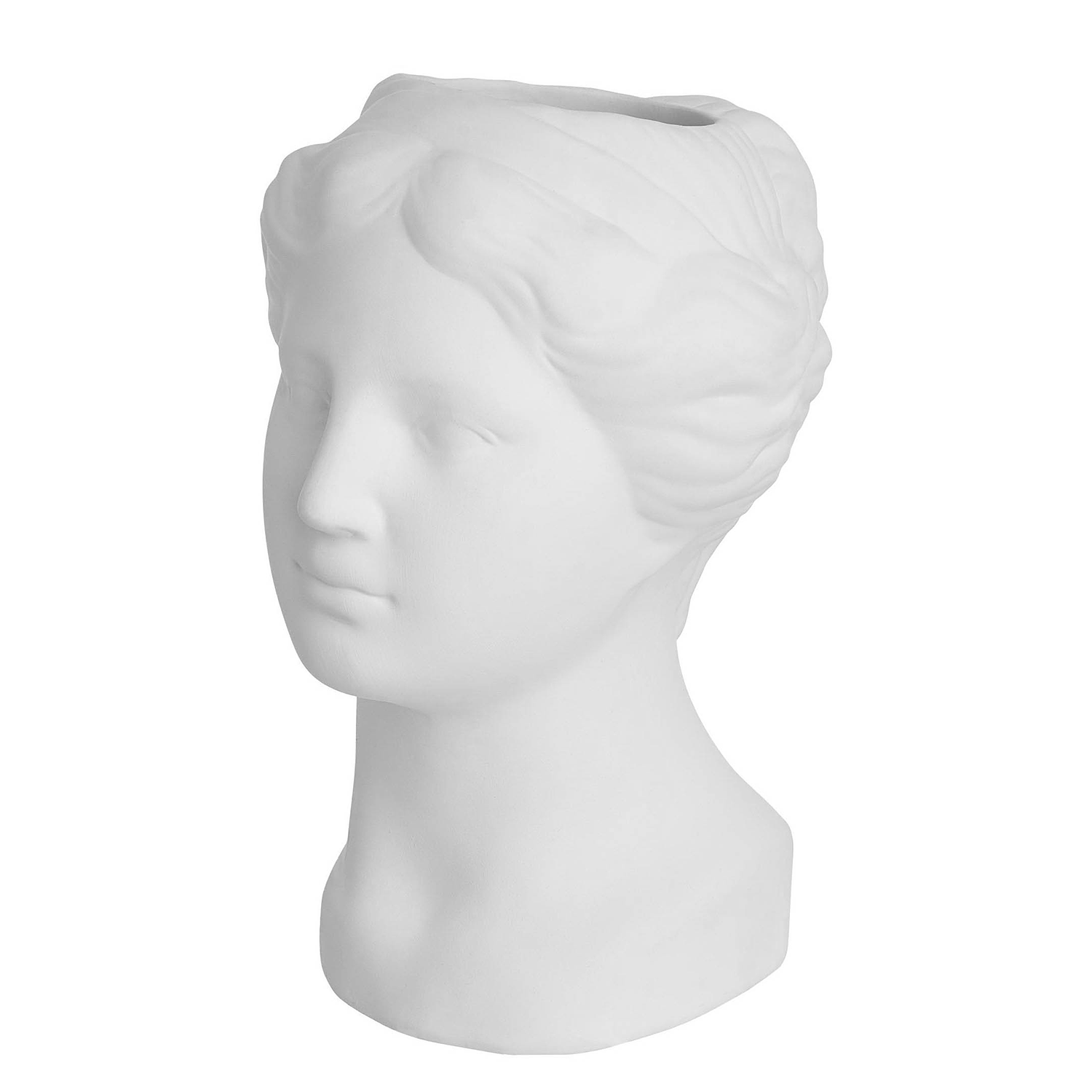 APHRODITE vaza ceramica H:18,10 alba