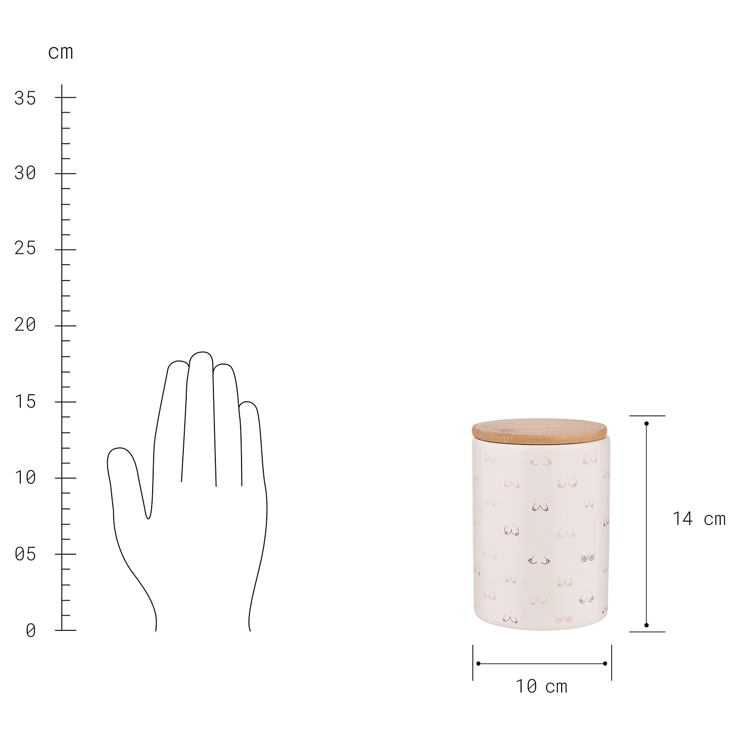 QUEEN IT cutie de depozitare 700 ml - boops