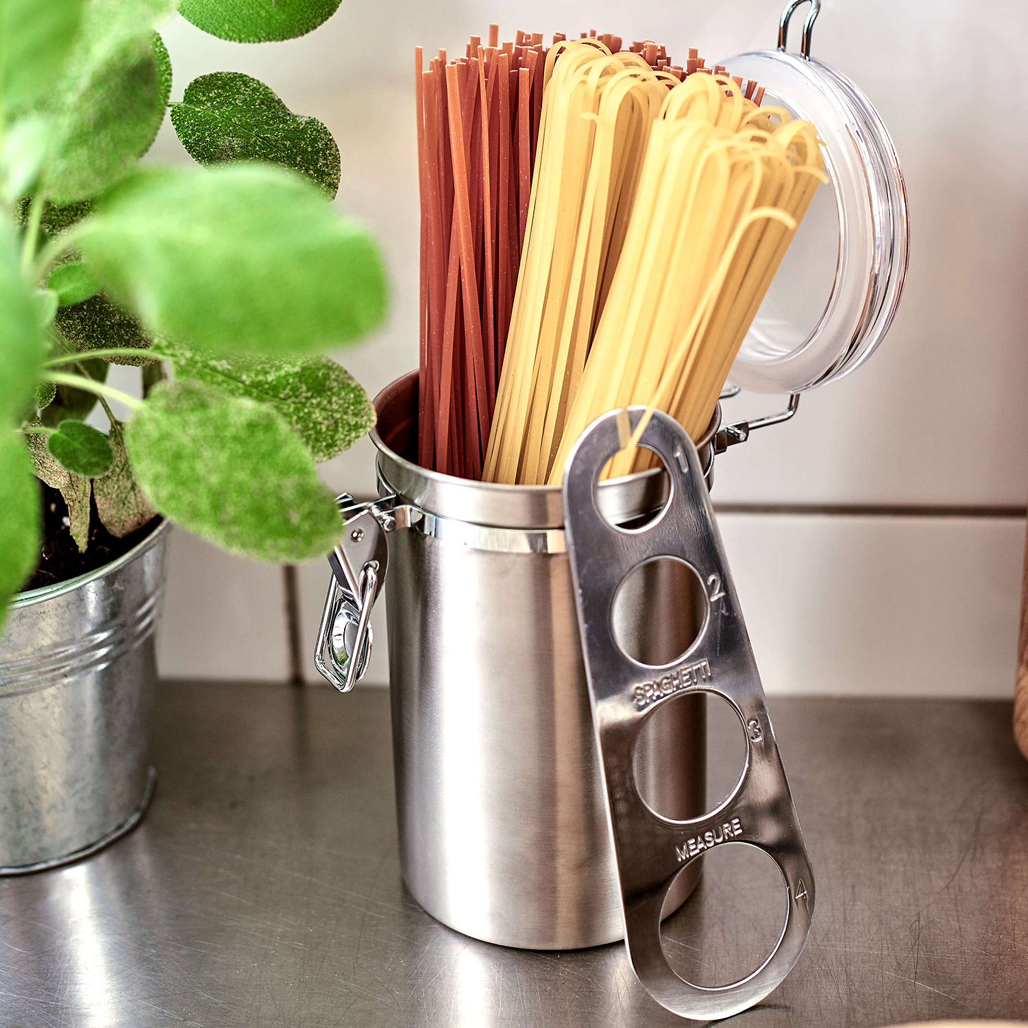 CANISTER cutie metalica din otel 1000 ml