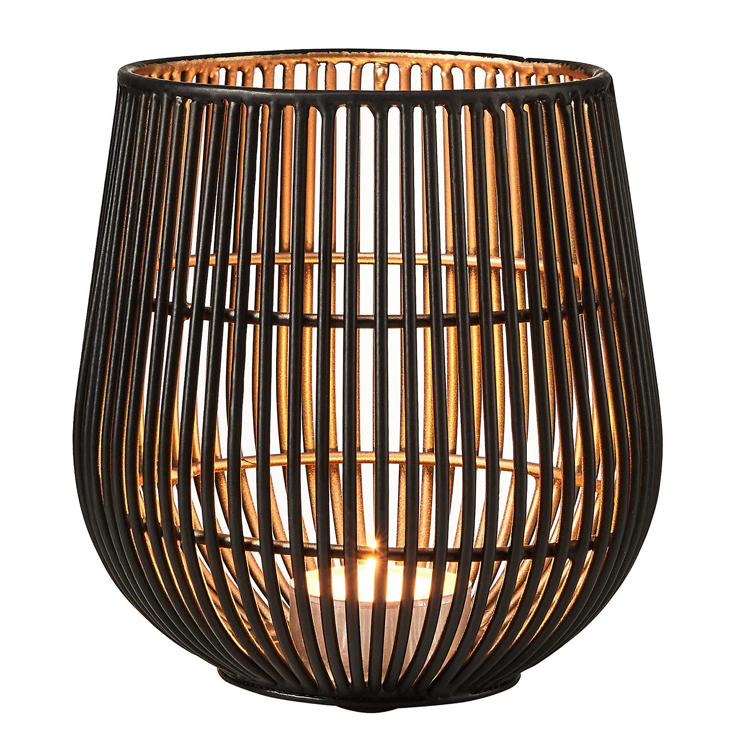 YOKO suport lumanari tealight negru | 13 cm