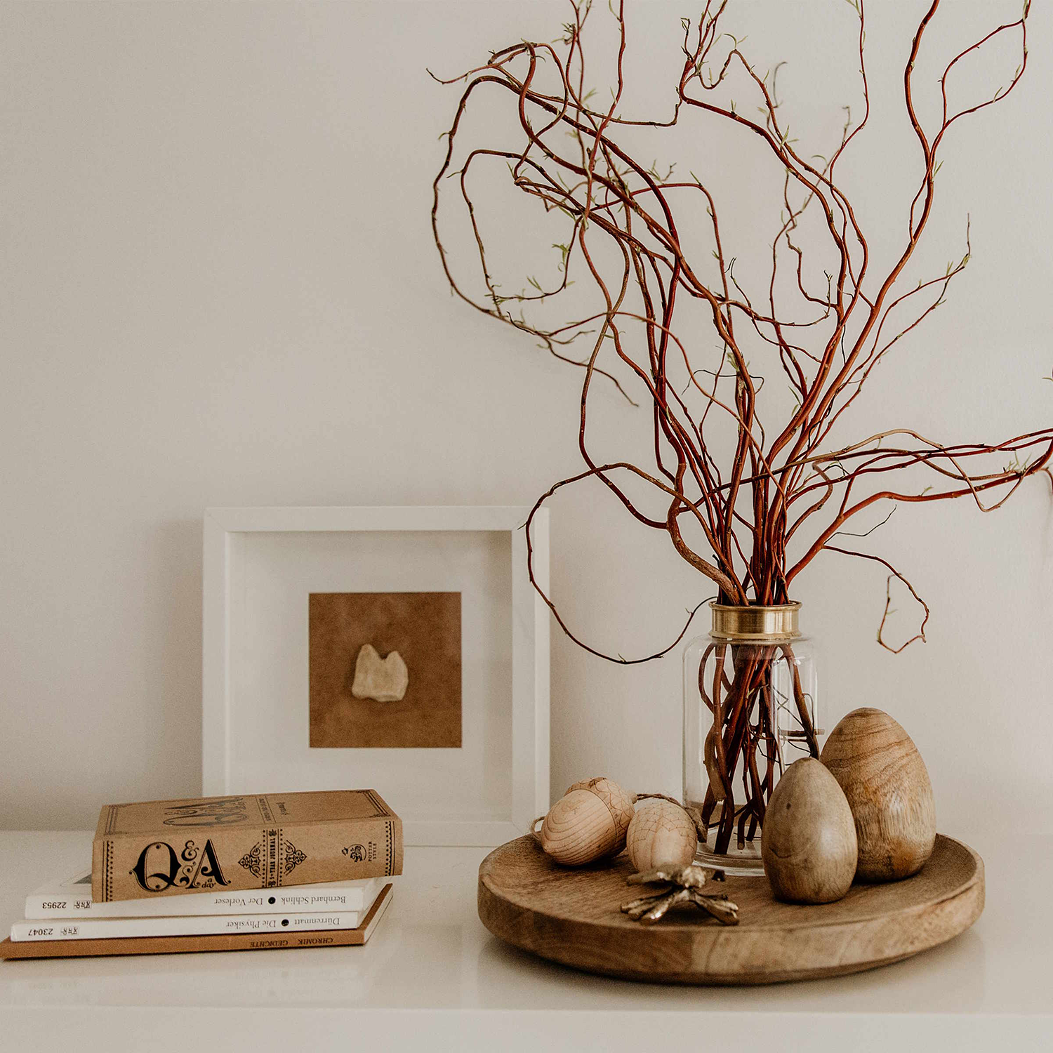 FOREST platou decorativ din lemn de mango, 30cm