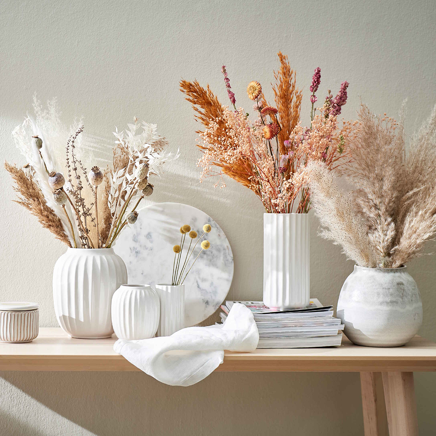 FLOWER MARKET iarba Pampas 70cm