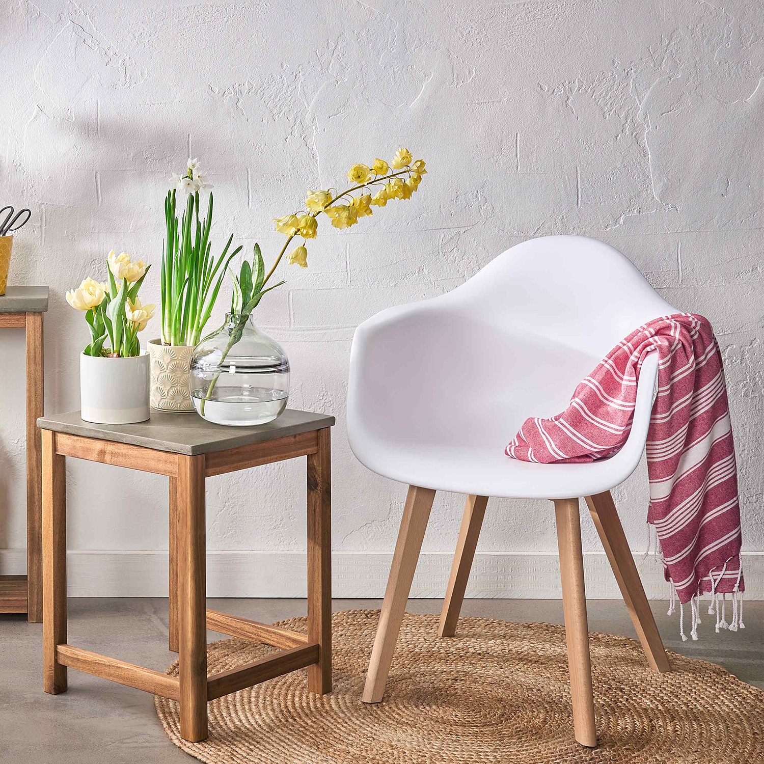 SURFSIDE prosop hamam 90x170cm, rosu