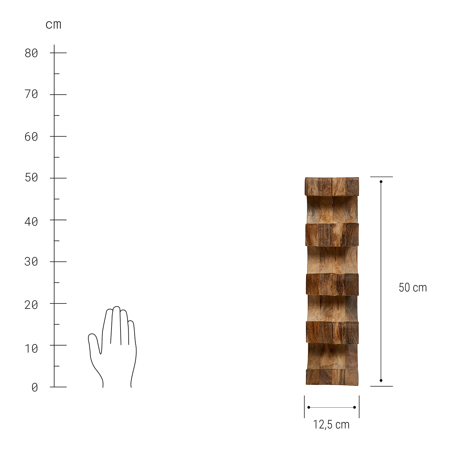MANGO DAYS suport pentru vin suspendat 50 cm