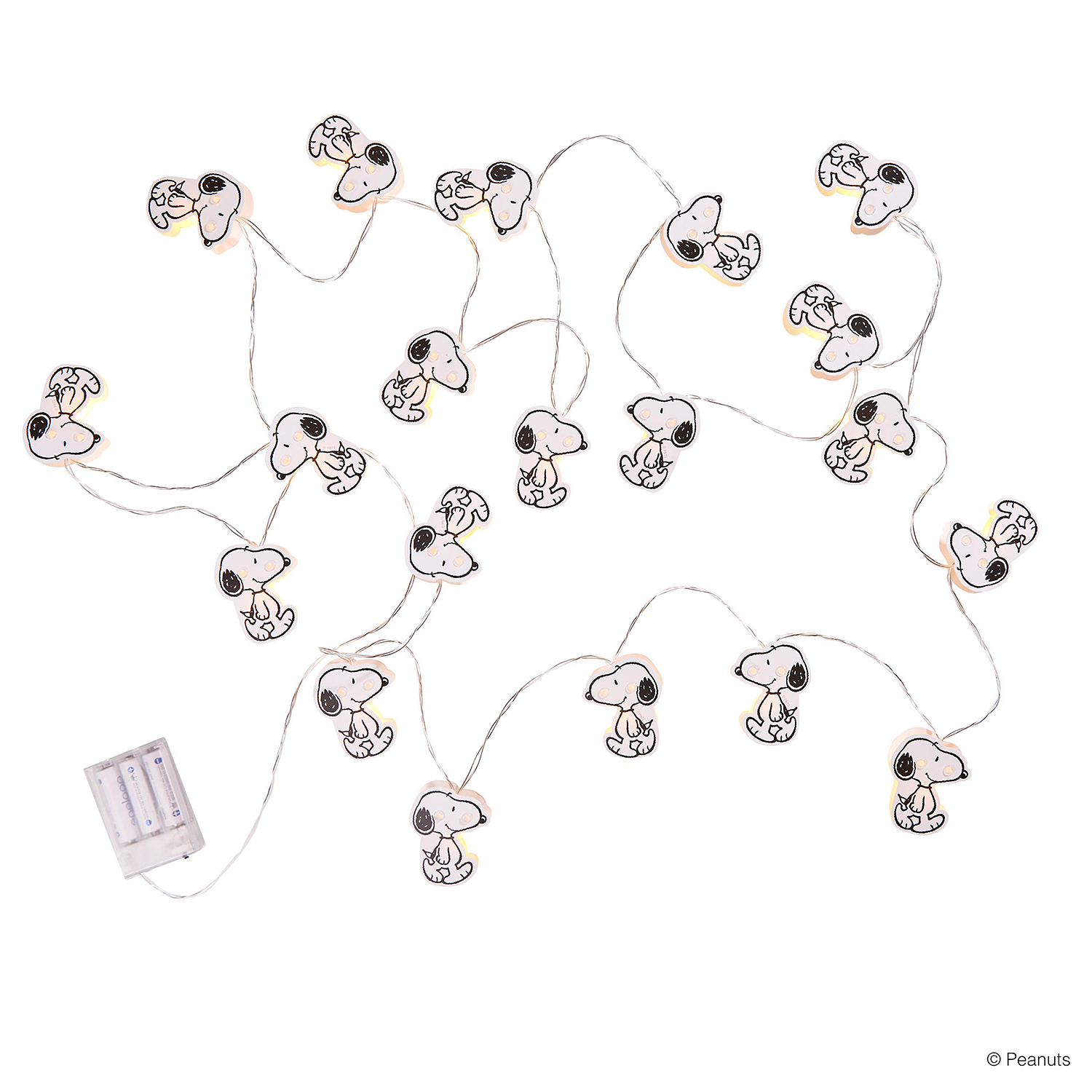 PEANUTS LED lant luminos Snoopy, 20L USB