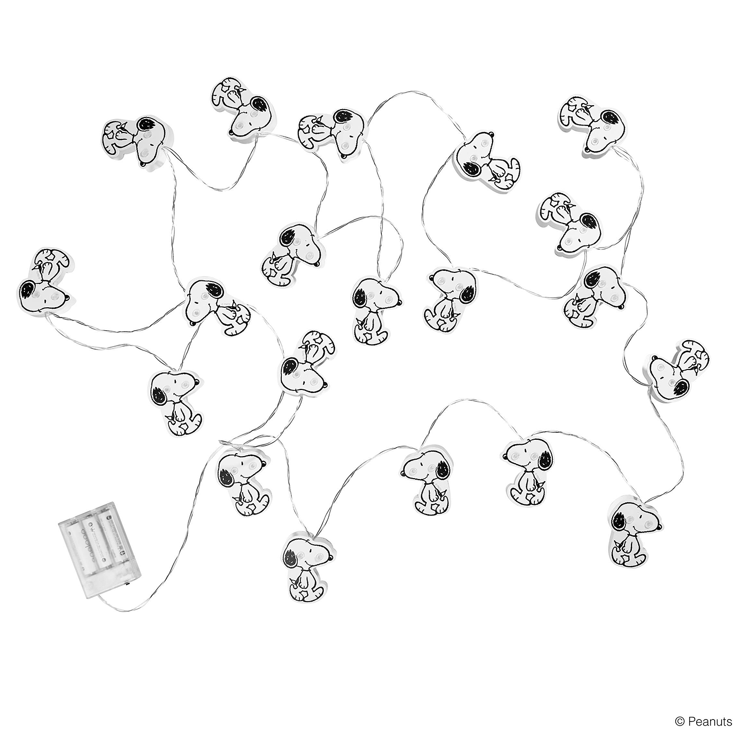 PEANUTS LED lant luminos Snoopy, 20L USB