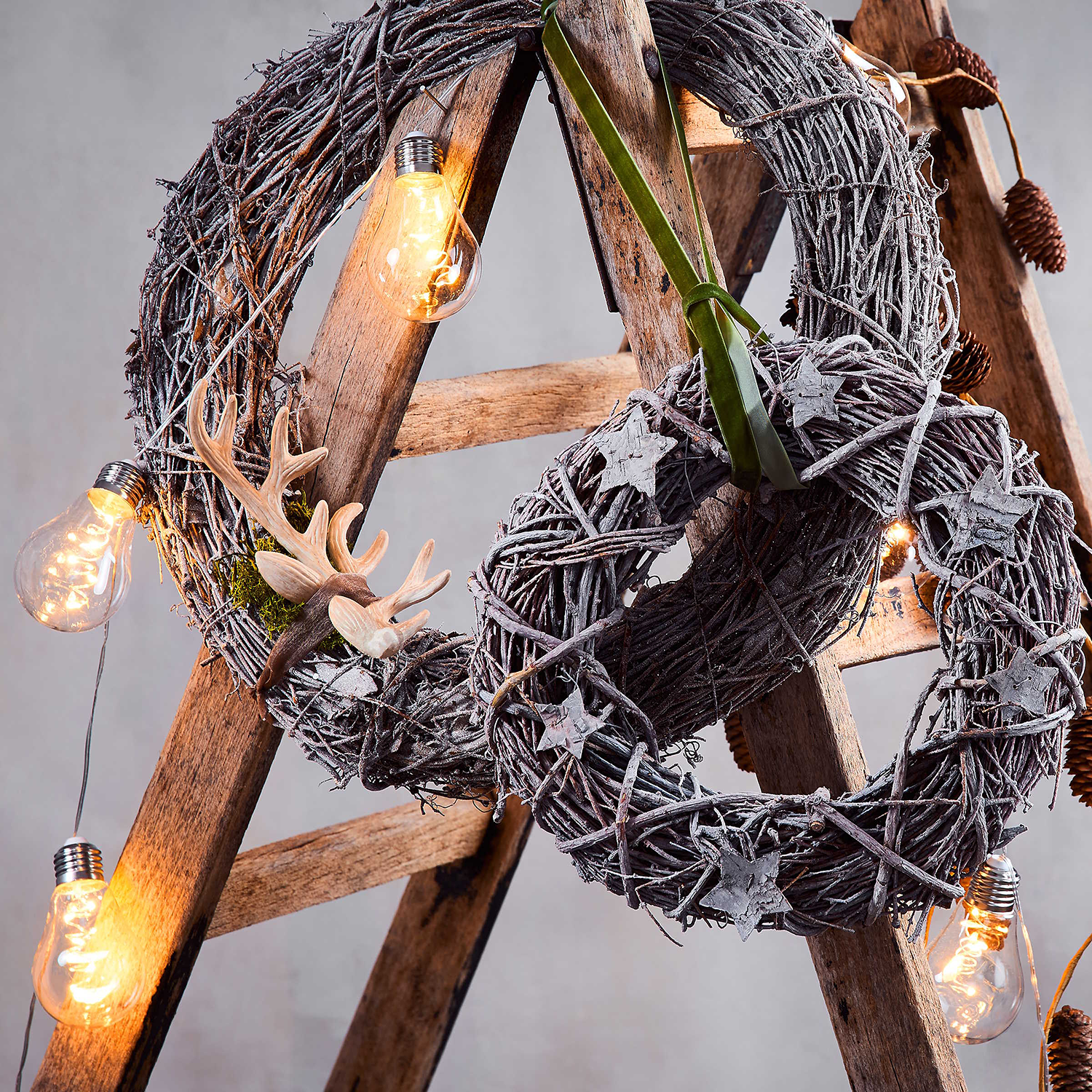 BULB LIGHTS Instalatie 10 LED, transparent