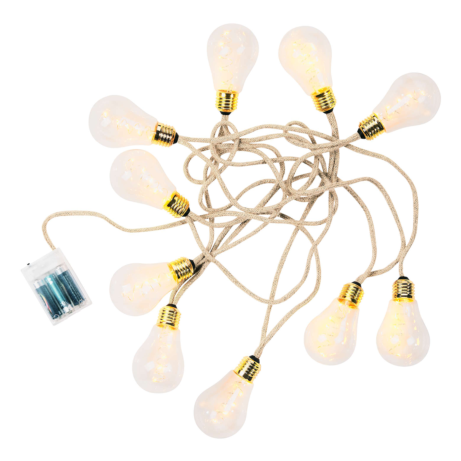BULB LIGHTS lant de becuri natur USB