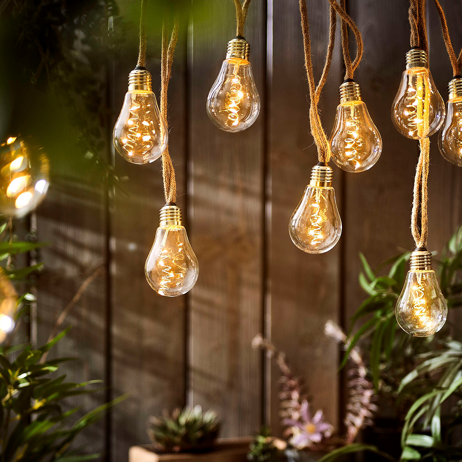 BULB LIGHTS lant de becuri natur USB