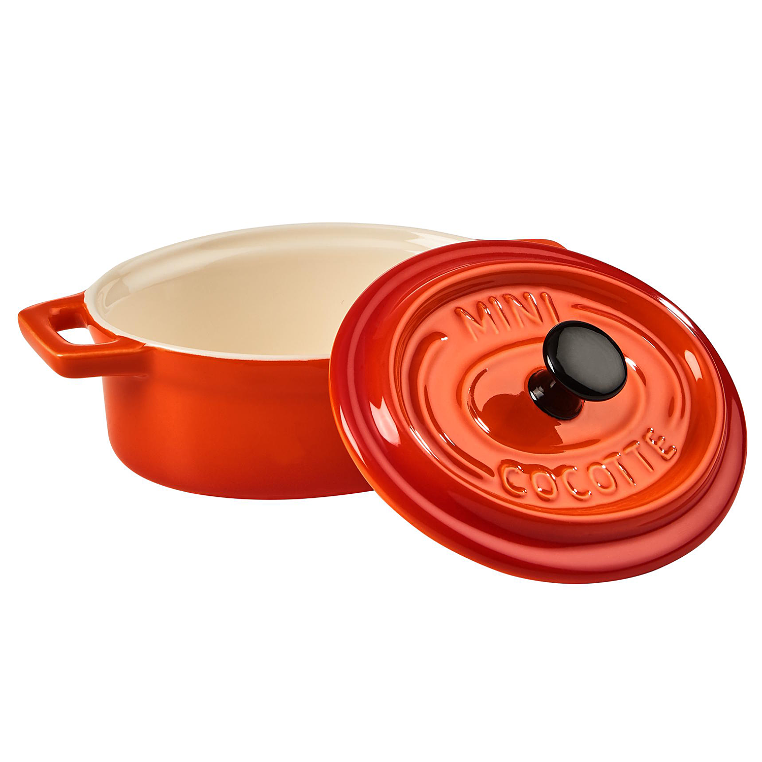 CEST SI BON mini caserola ovala, portocaliu