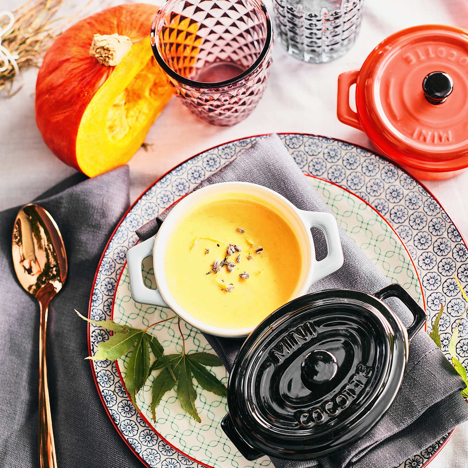 CEST SI BON mini caserola ovala, rosu