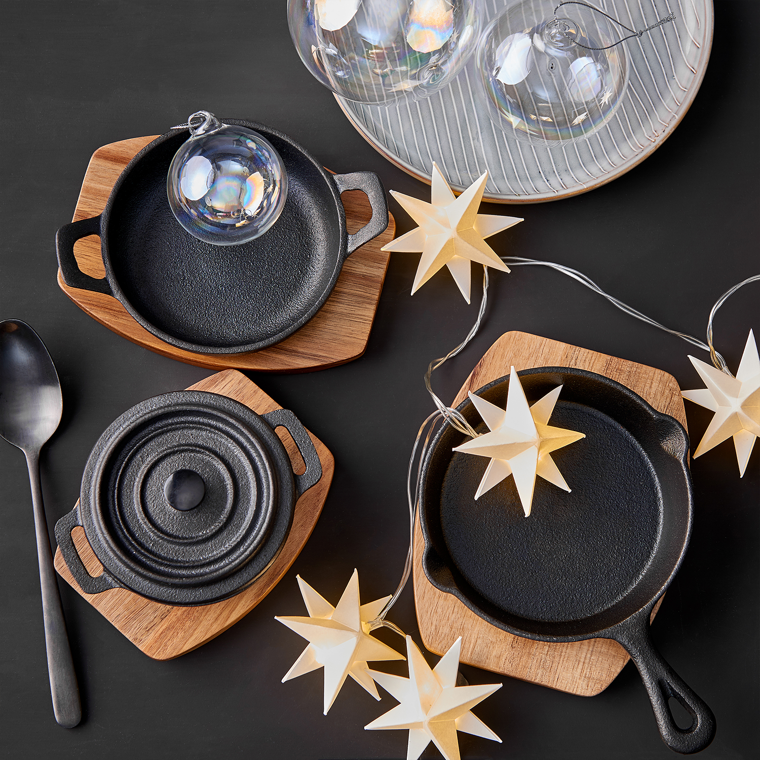 HOT IRON tigaie din fonta cu maner 220 ml