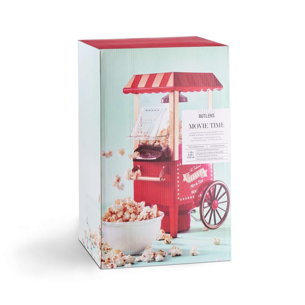 MOVIE TIME masina popcorn cu roti