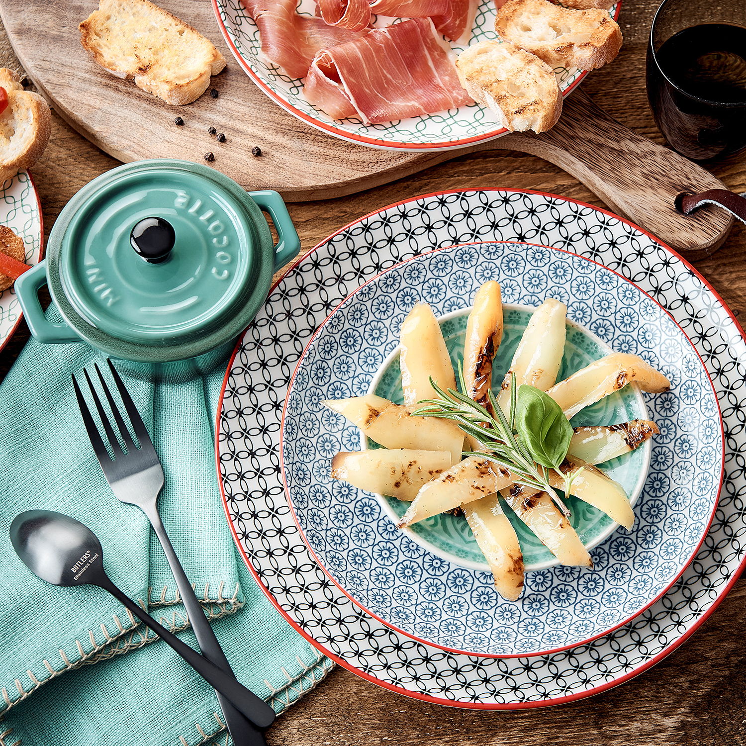 CEST SI BON mini caserola rotunda, petrol