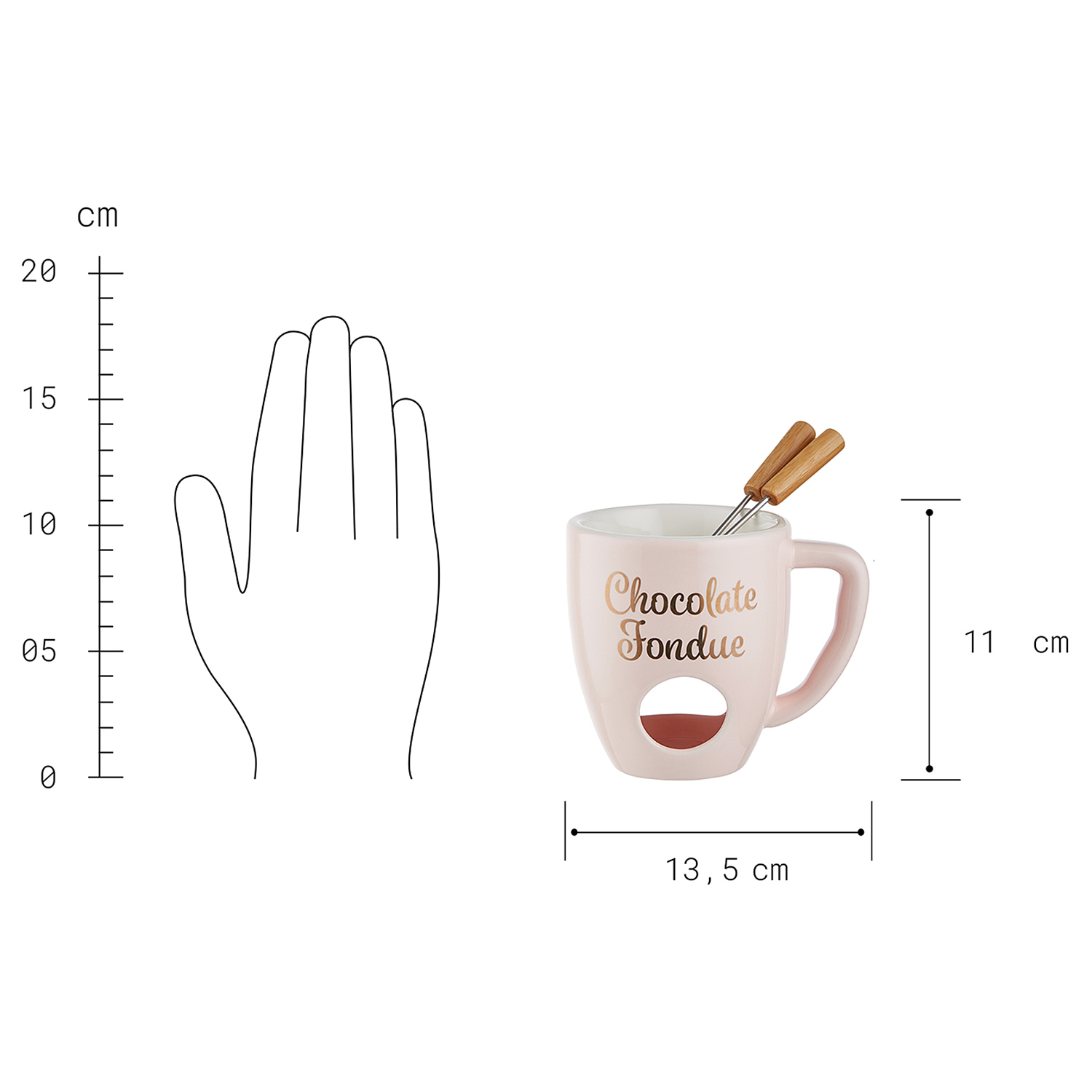 CHOCOLATE FONDUE cana, roz