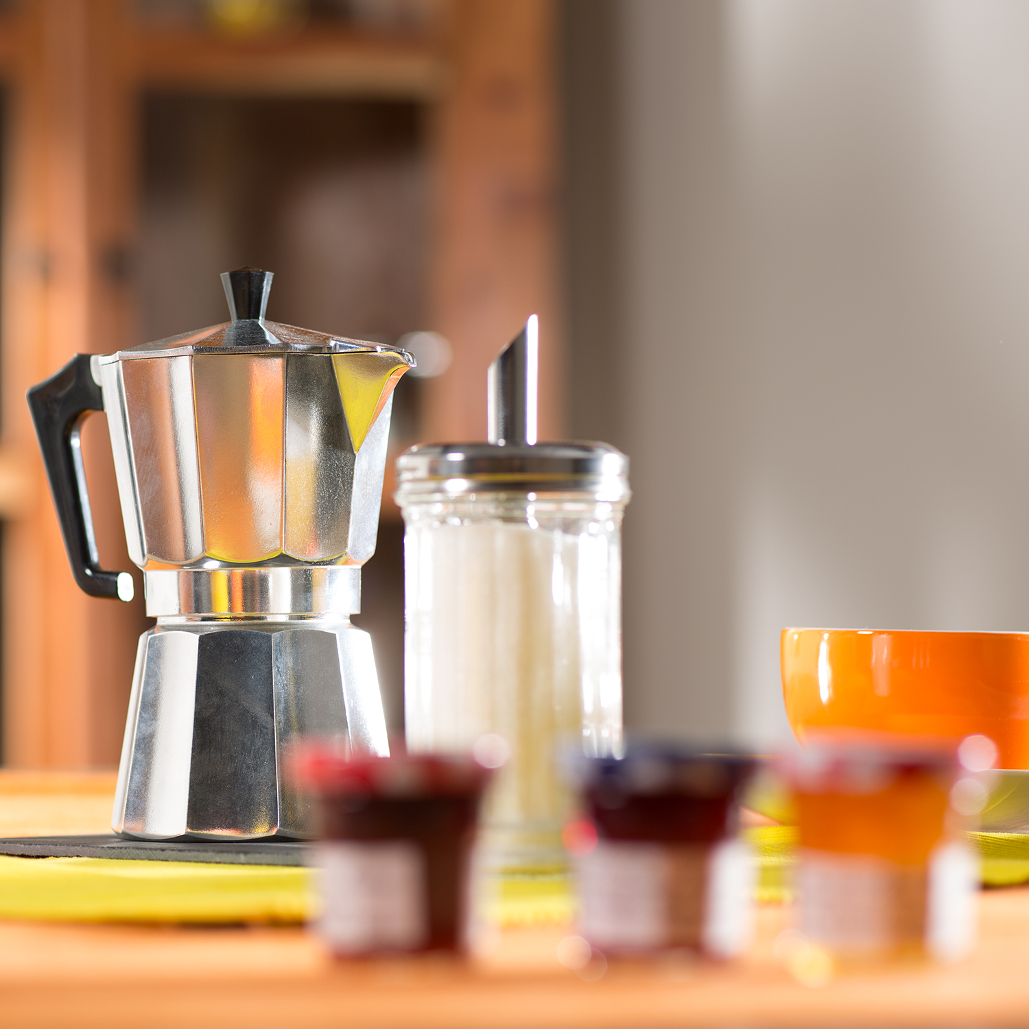 ESPERTO espressor 6 cesti, argintiu