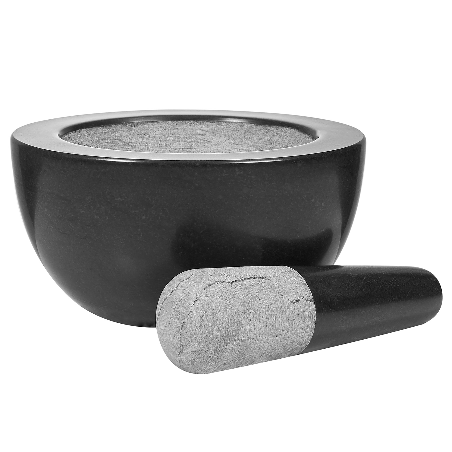 STONEHENGE mojar cu pistil antracit | 15 cm