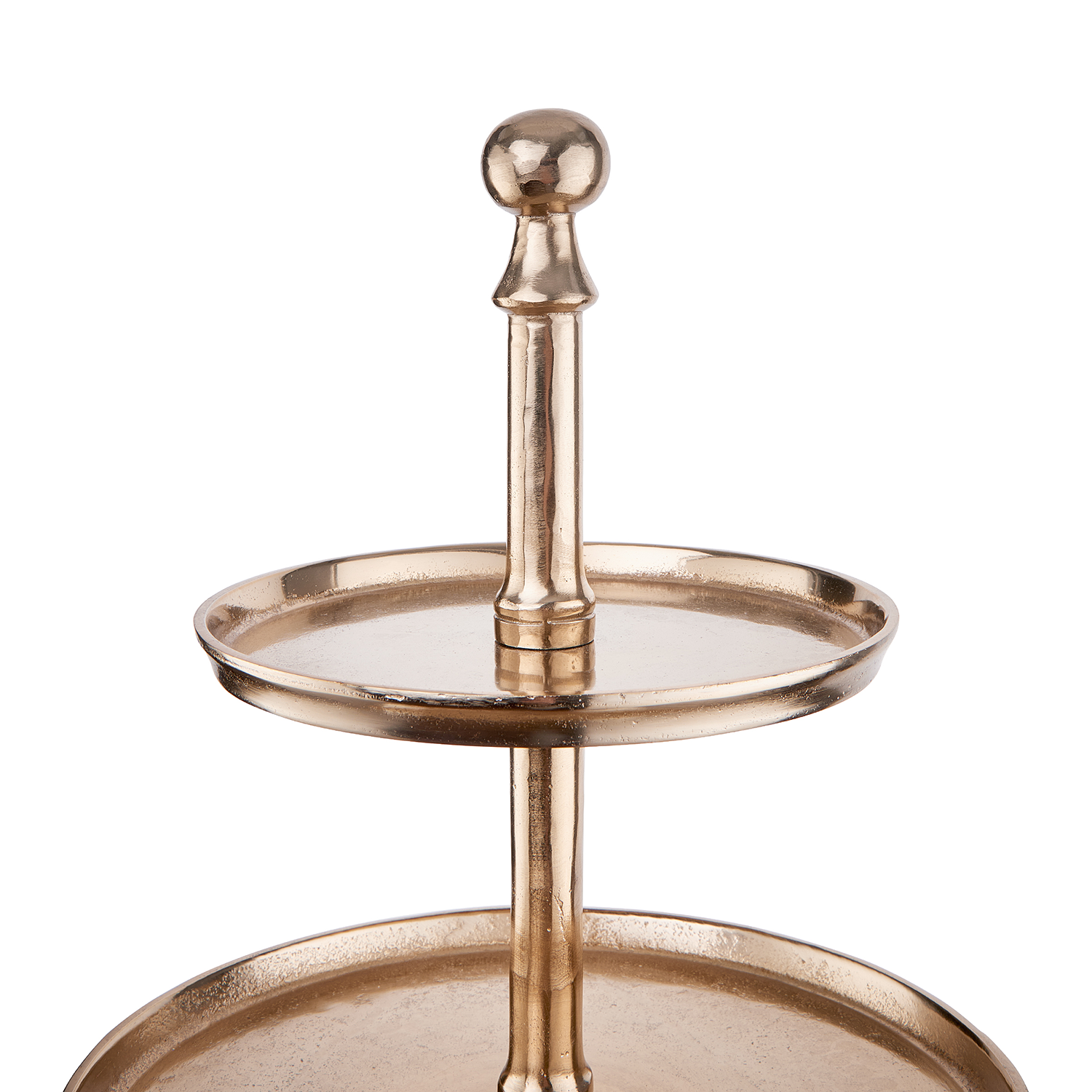 BANQUET suport etajat 62cm 3 farfurii auriu