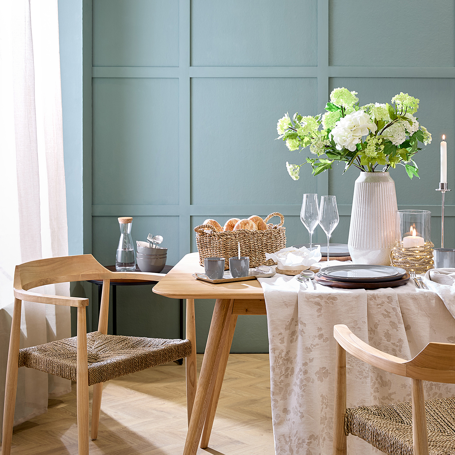 FARMHOUSE instalatie din sfoara naturala 10m