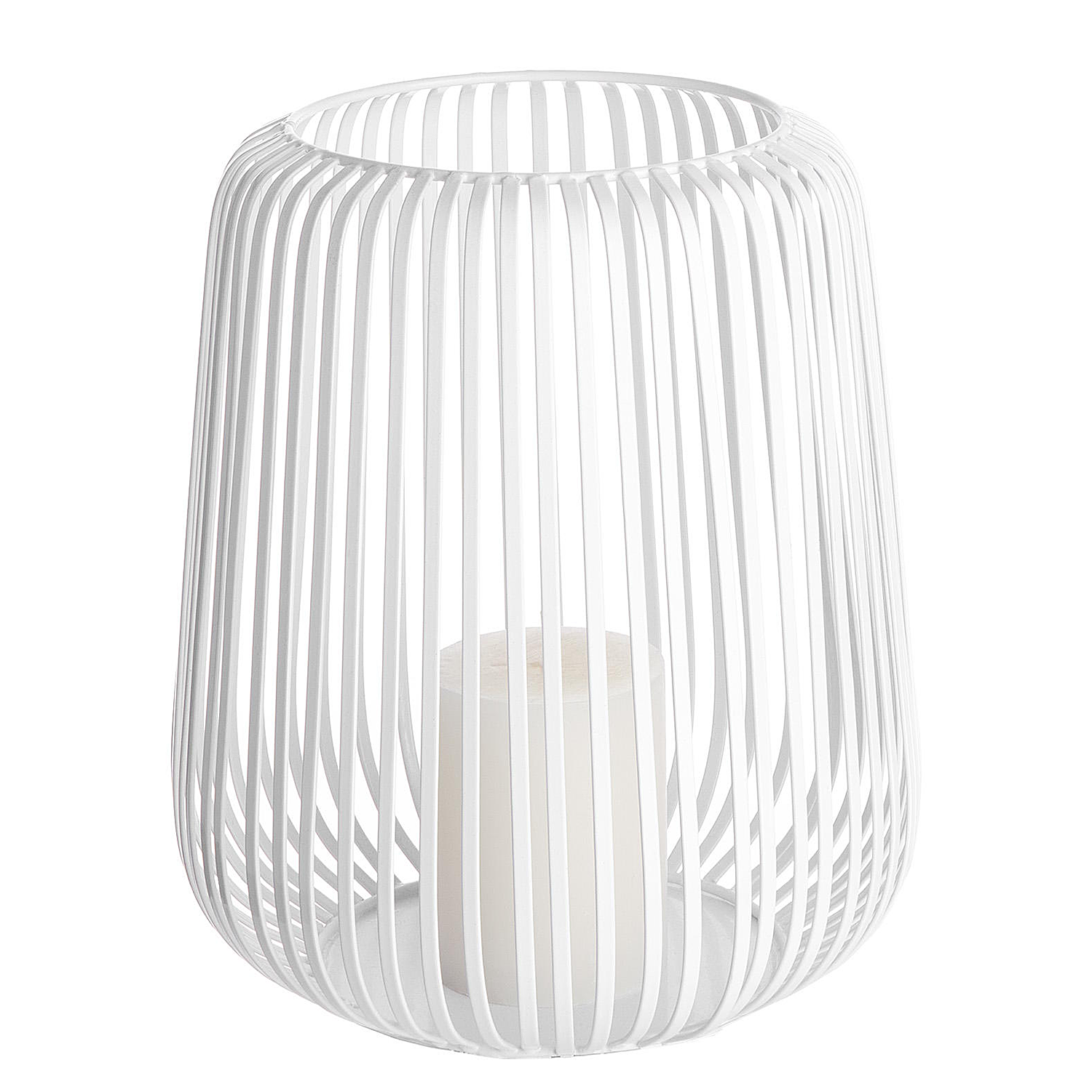 COCOON felinar metalic 25cm, alb